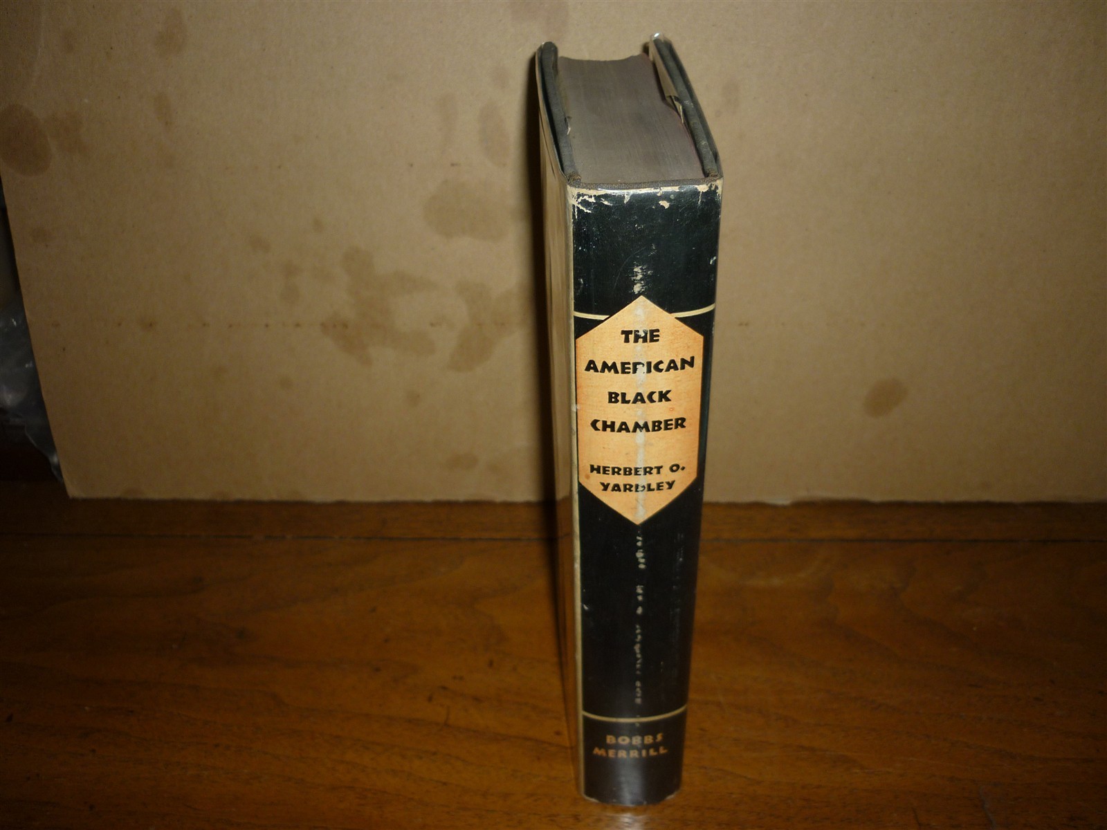 Herbert O Yardley. American Black Chamber. 1931. Secret Service. Codes. VG, dj.