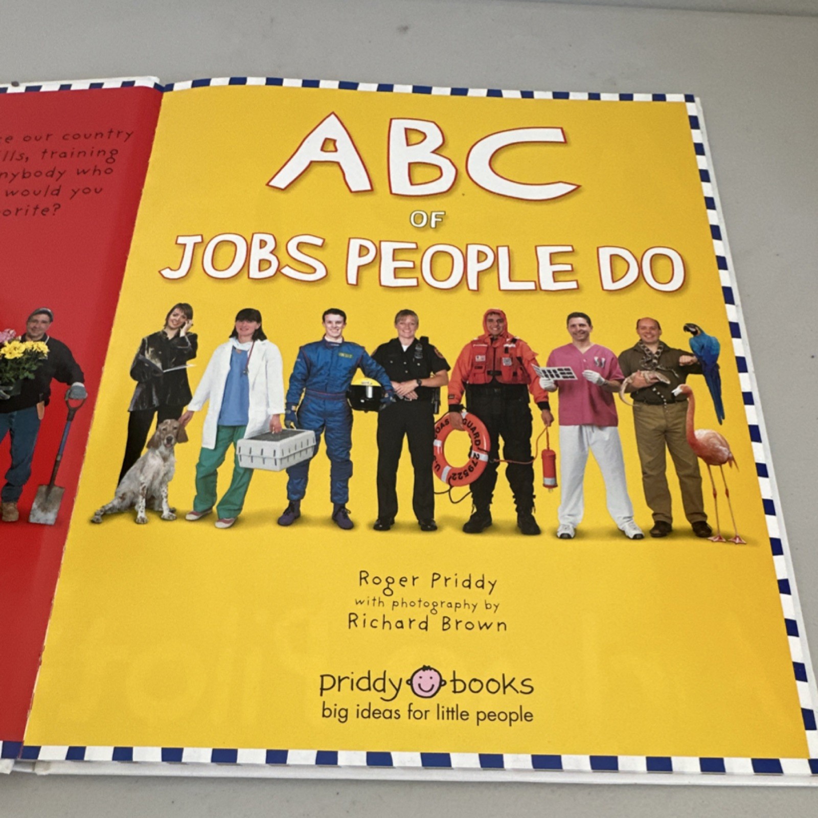 Priddy Books ABC of Jobs People Do Roger Priddy Hardcover 2003 Ages 4-8