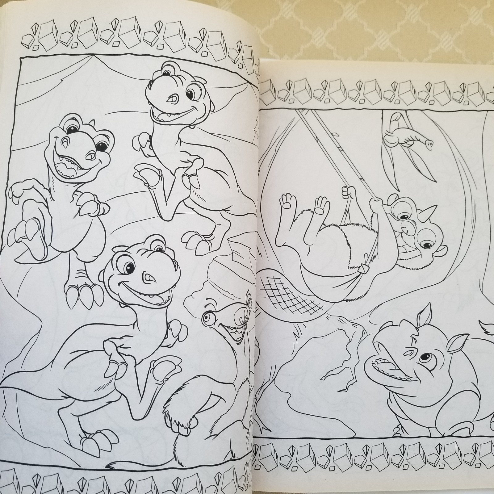 Ice Age Daewn of the Dinosaurs Jumbo Coloring and Activity Book, new