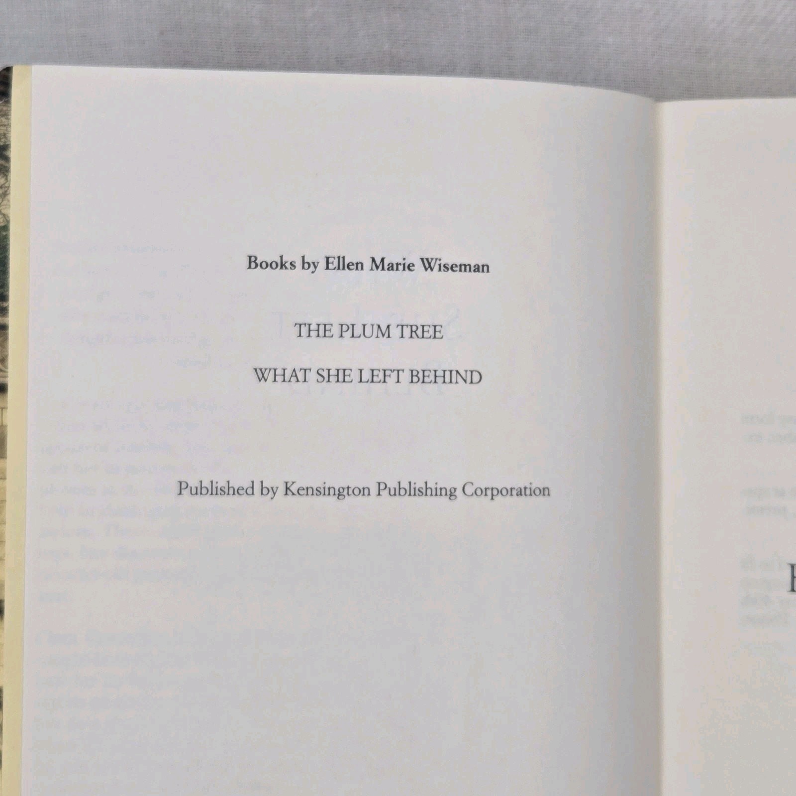 What She Left Behind by Ellen Marie Wiseman Paperback Book