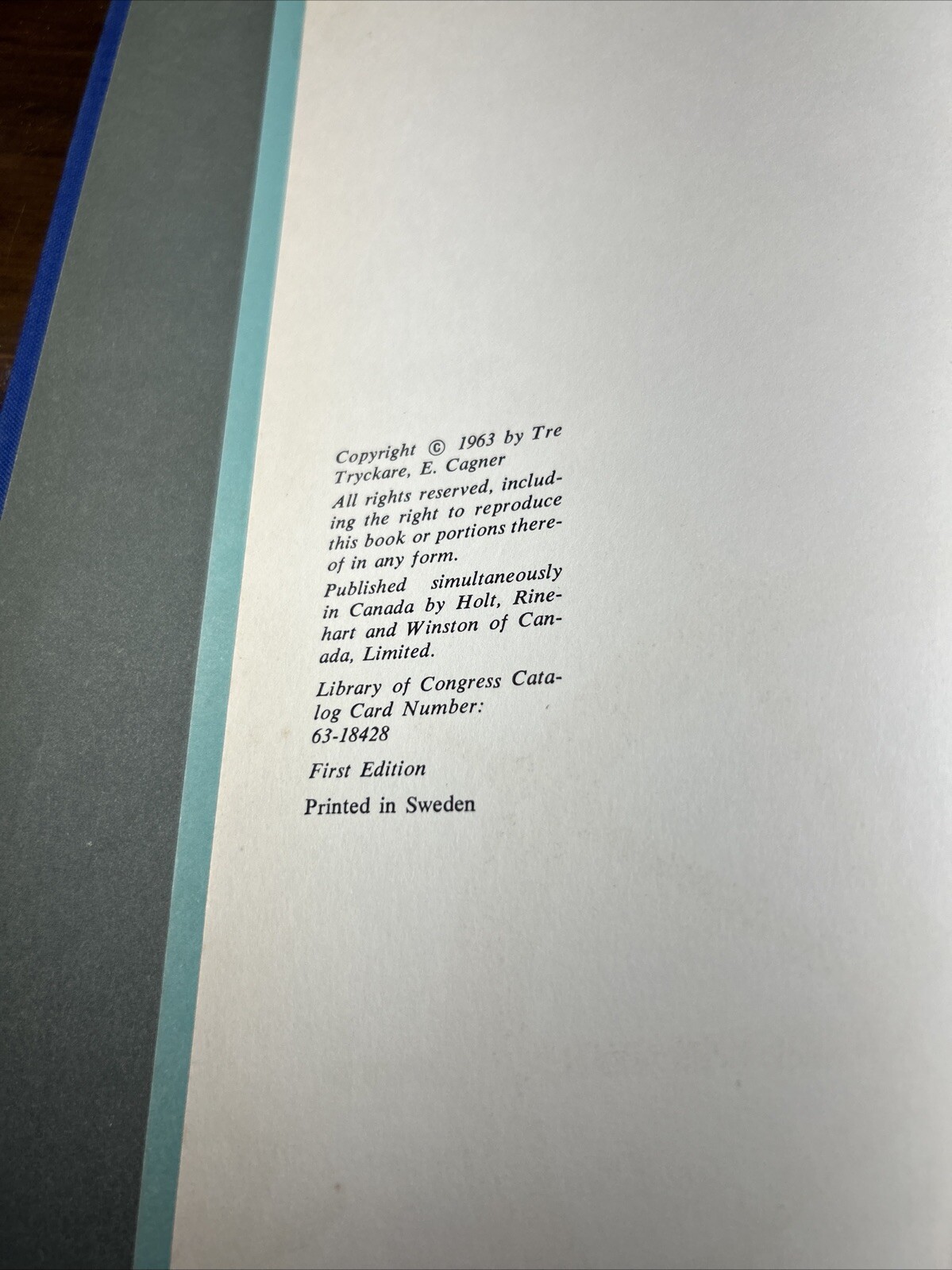 THE LORE OF SHIPS Tre Tryckare ~1963 Hardcover First Edition Printed in Sweden