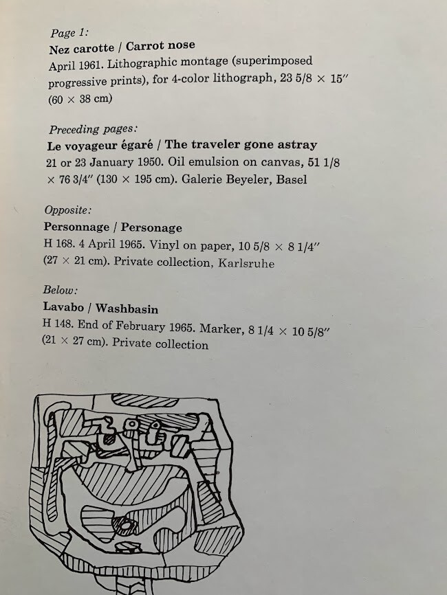 1981 Jean DUBUFFET Book by Andreas Franzke, Publisher Harry N Abrams France