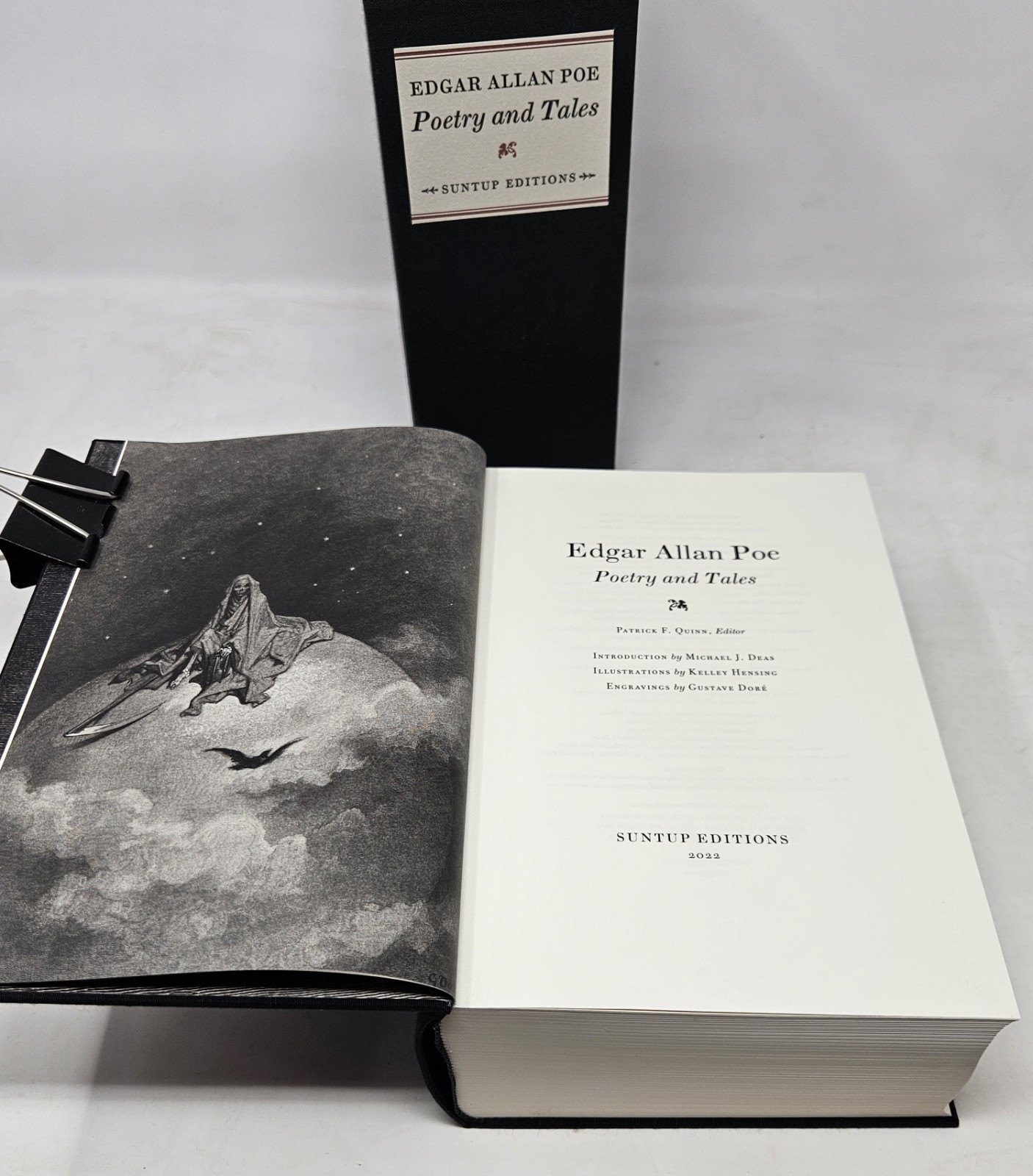 Edgar Allan Poe: Poetry and Tales – Numbered Limited to 310 DUAL-SIGNED – NEW