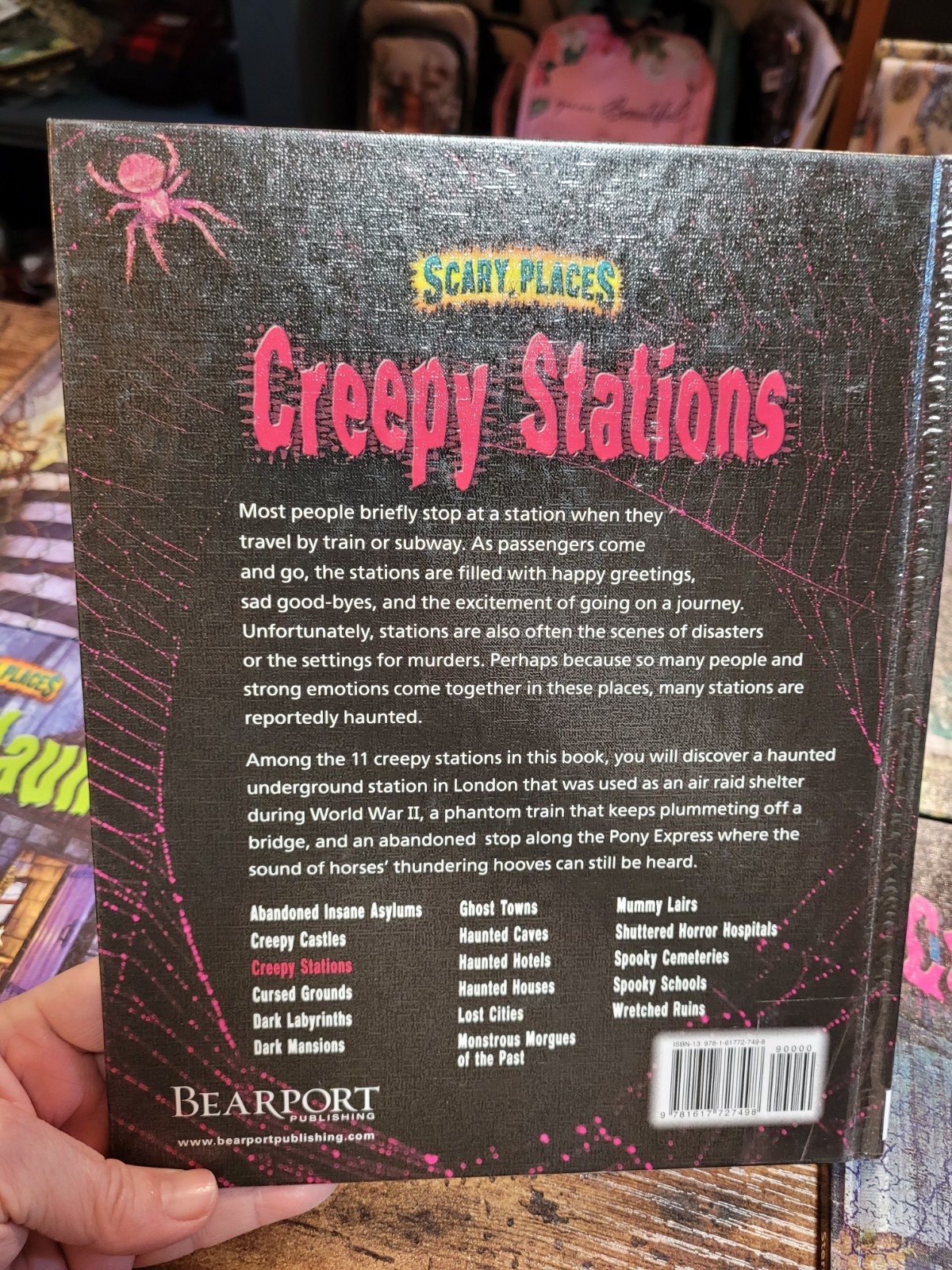 Scary Places Book Lot Of 7 HC Ex Library. GC Creepy Stations ++