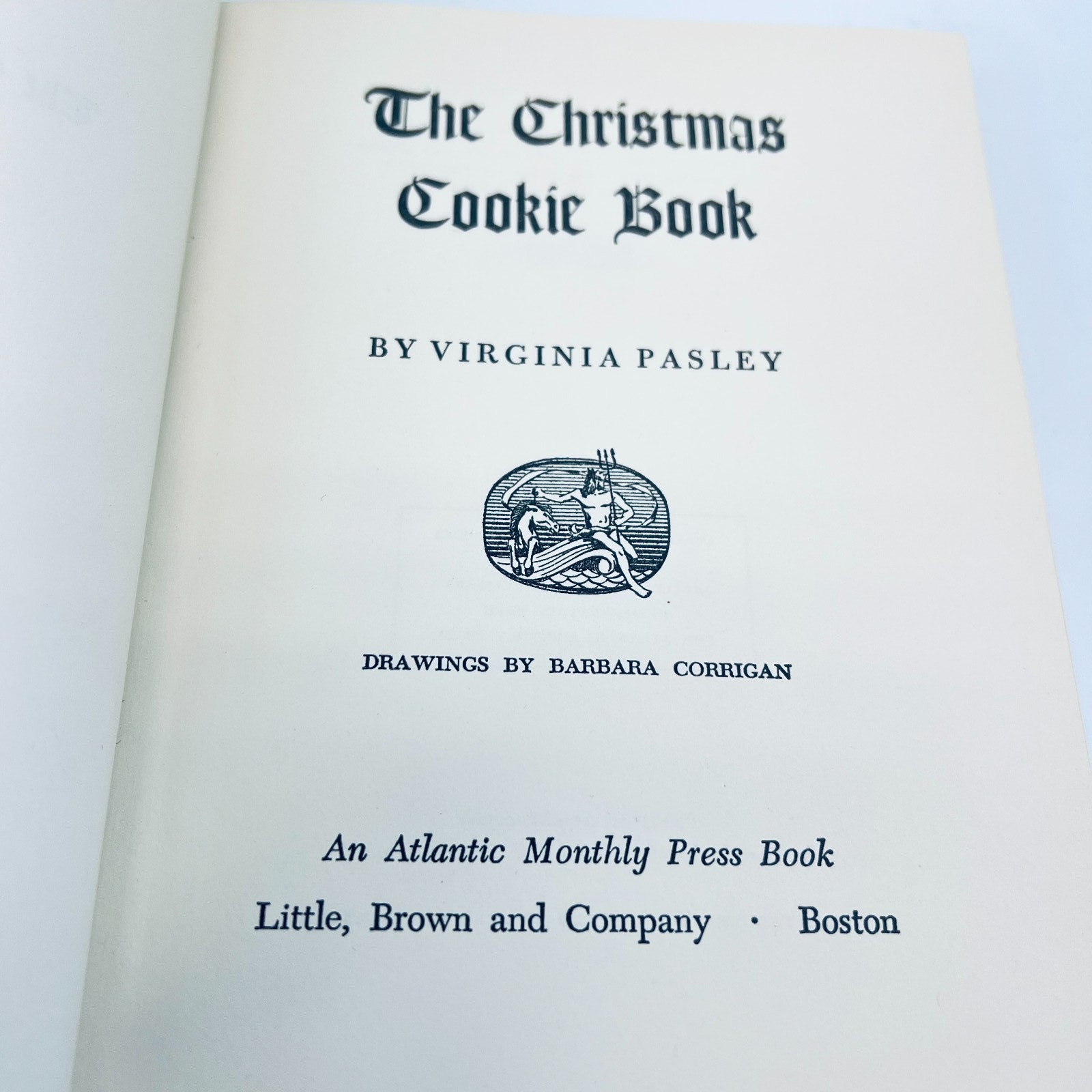 The Christmas Cookie Recipe Book Virginia Pasley Hard Cover 146 Pages 1949