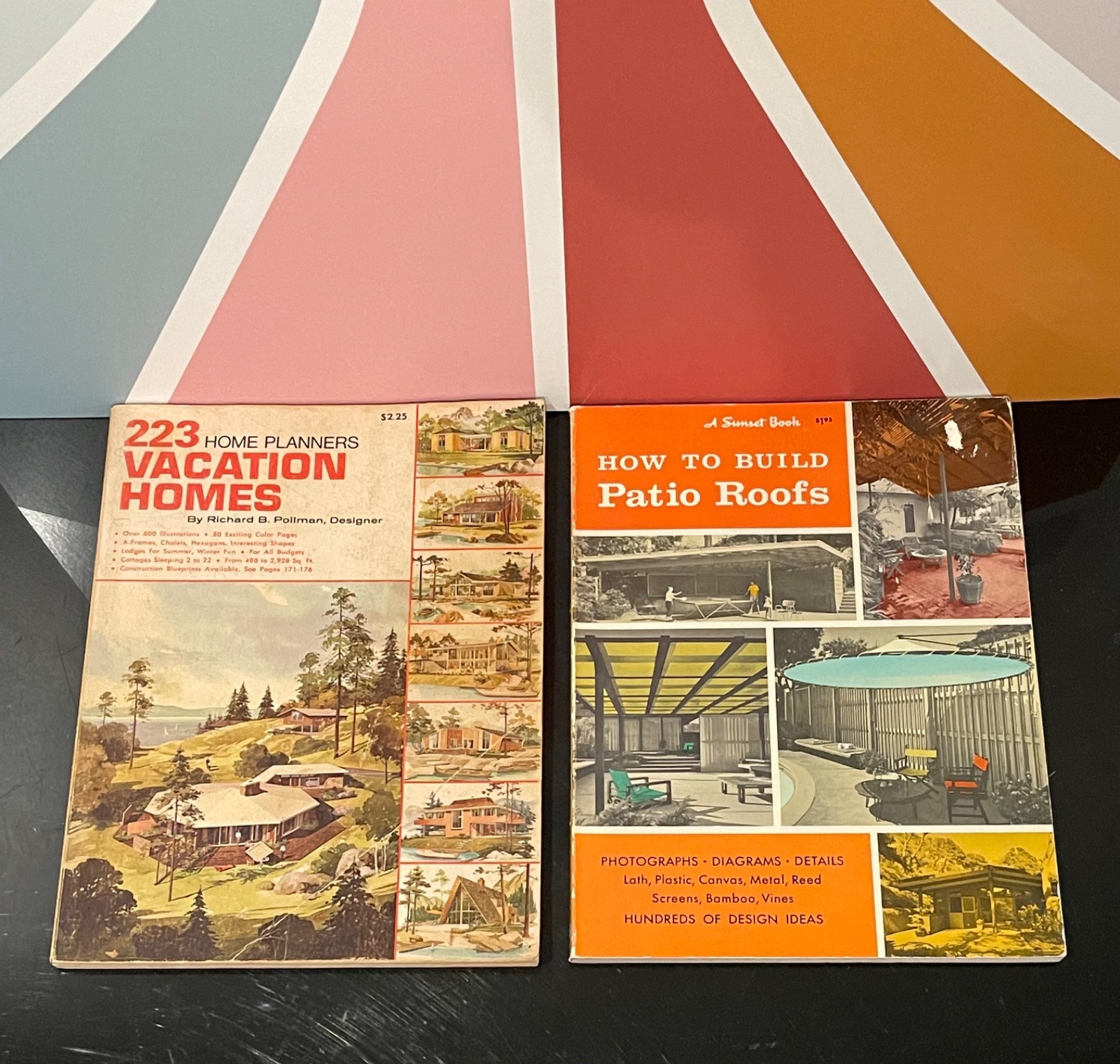 223 Home Planners Vacation Homes by Richard B Pollman & How To Build Patio Roofs