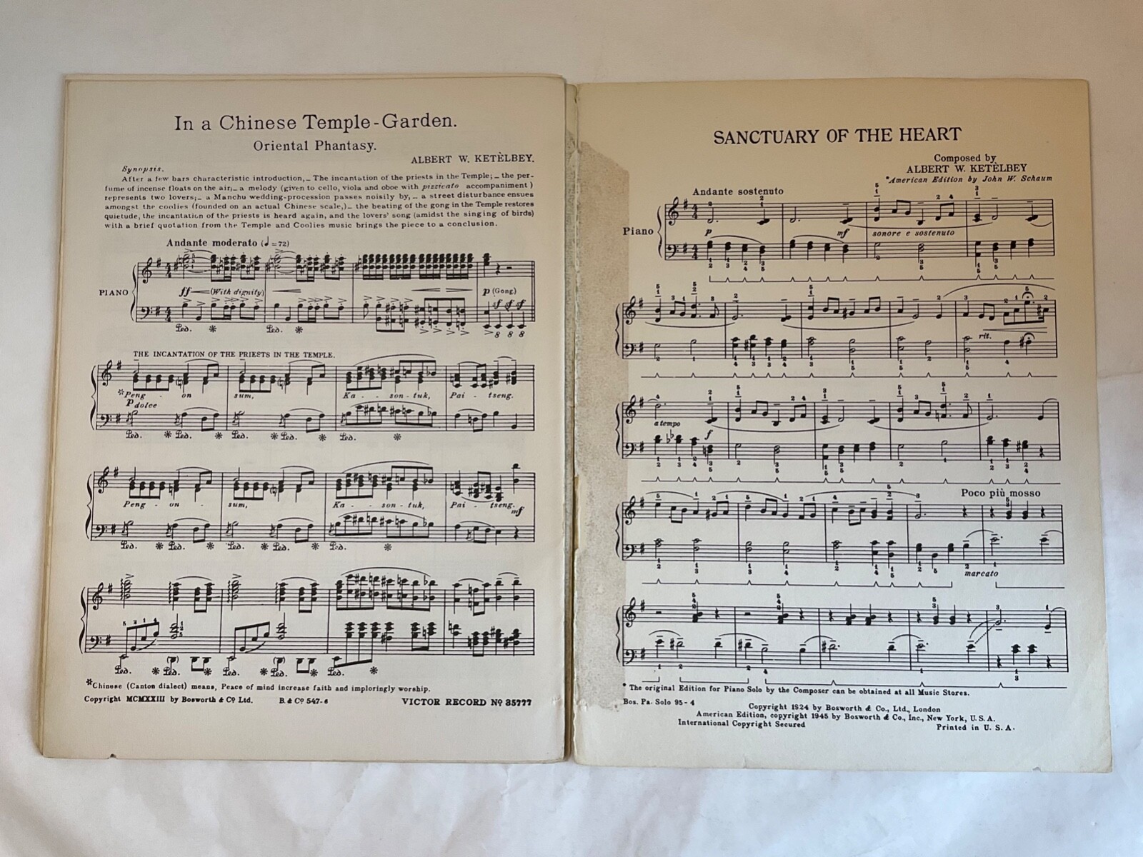 In a Persian Market Intermediate Ed. Interme330 Scene Piano Sheet Music Lyric