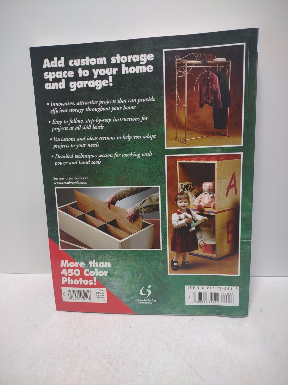 Black & Decker Complete Guide to Home Storage DIY Woodworking Projects Book