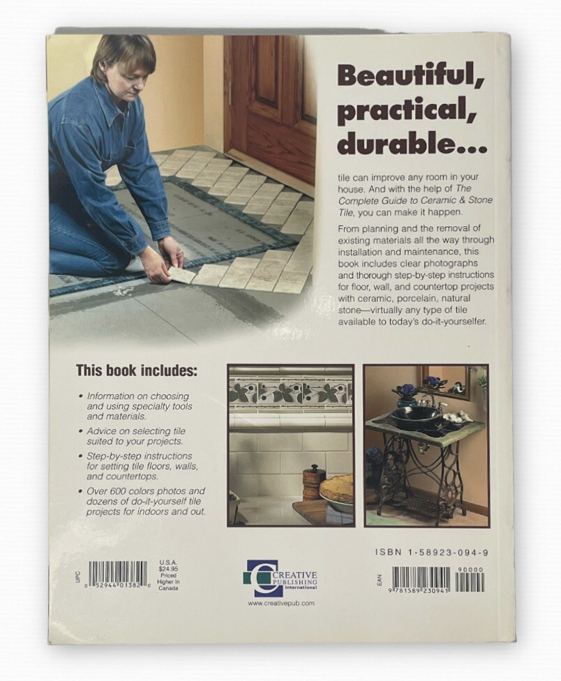 Complete Guide To Ceramic & Stone Tile Techniques & Projects with Ceramics NEW