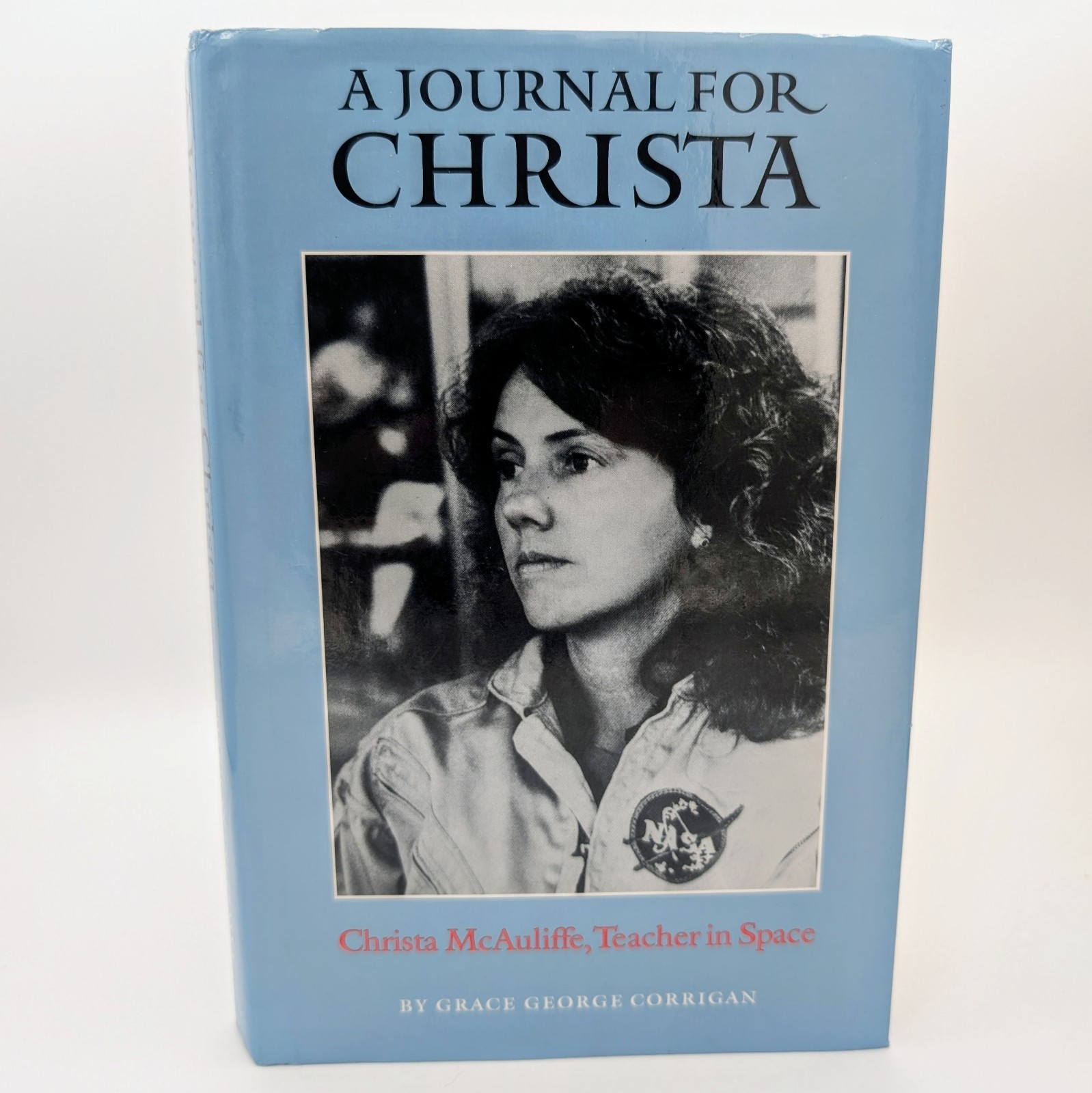 A Journal for Christa McAuliffe Biogrpahy Teacher NASA Challenger Space Signed