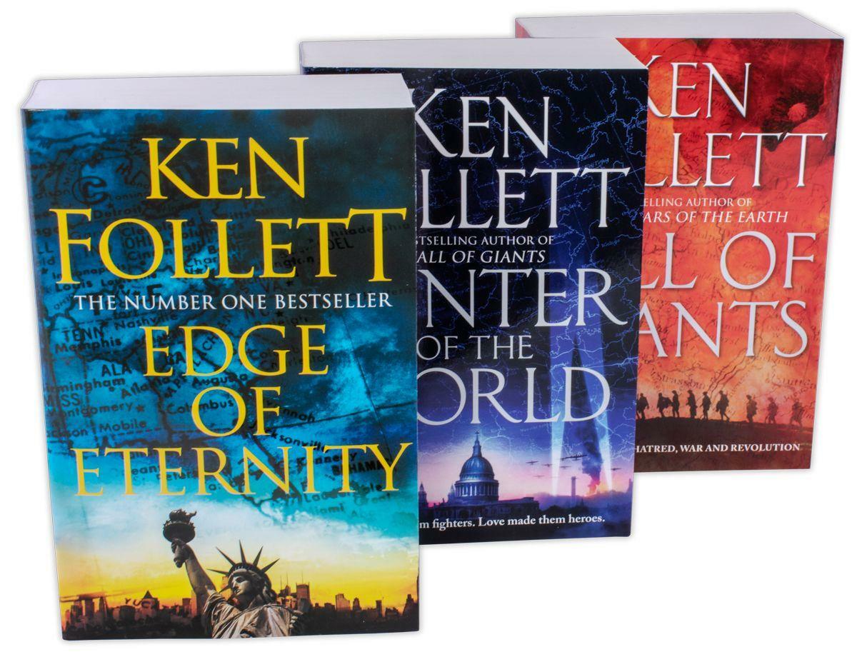 Ken Follett Century Trilogy Series Collection 3 Books Giants, Eternity, World
