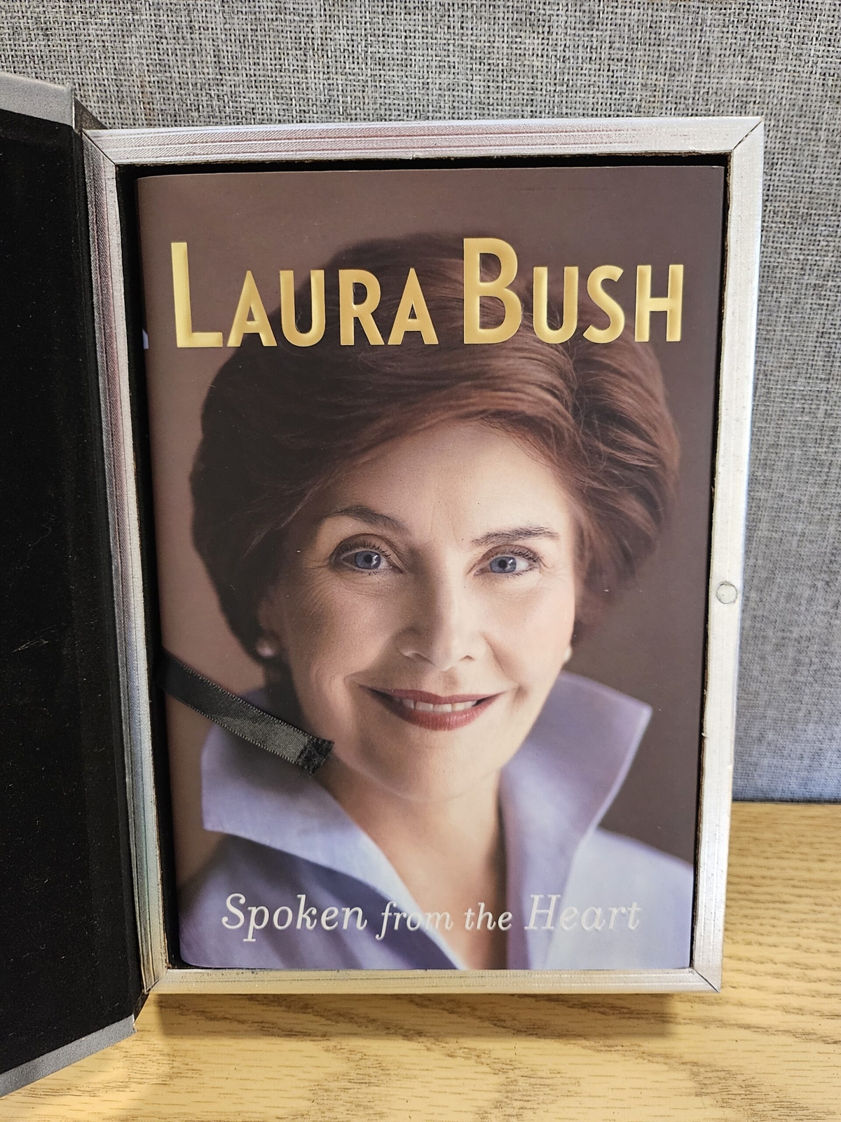 Spoken from the Heart signed in rare clamshell box with COA