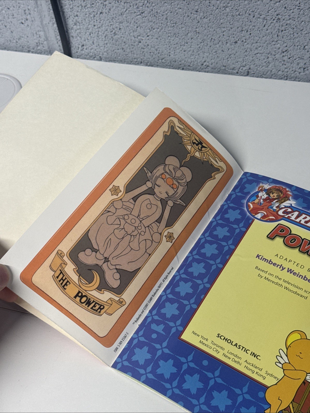 Cardcaptors Power Play by Kimberly Weinberger 2001 (Includes Stickers)