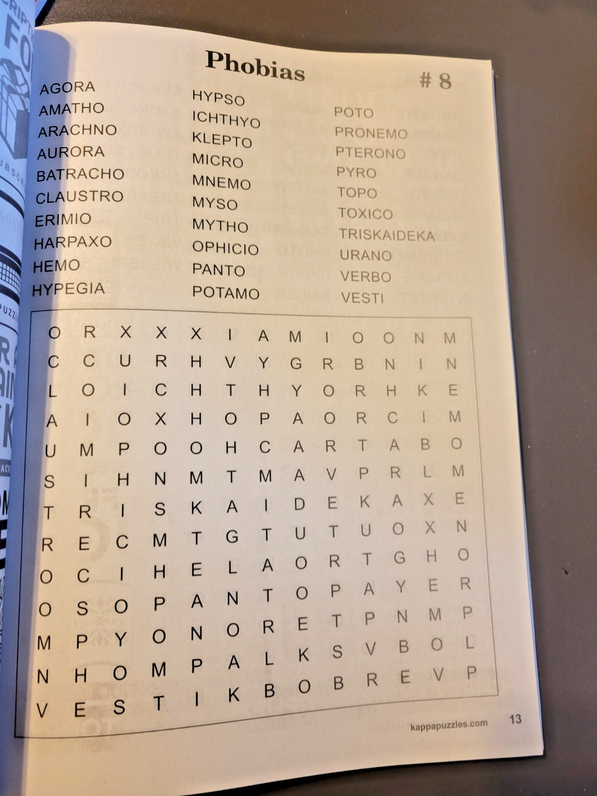 Lot of 2 Word-Search Large Print Puzzle Books-Kappa True Crime & Search & Circle