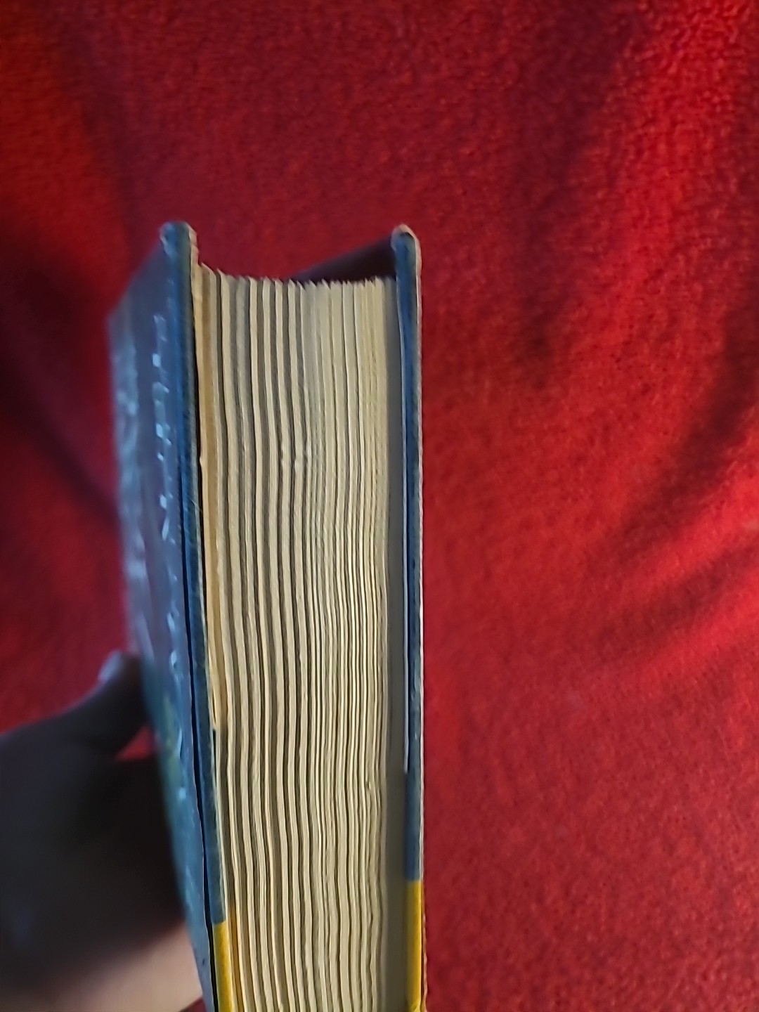 Hardcover first edition of the novel The Clan of the Cave Bear by Jean M. Auel.