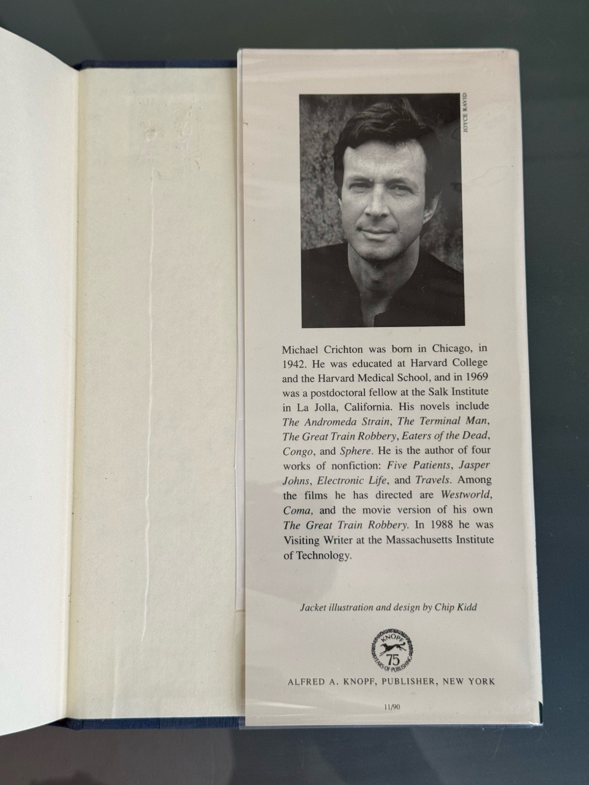 Jurassic Park – Michael Crichton (Hardcover) First Trade Edition/Print, 1st VG