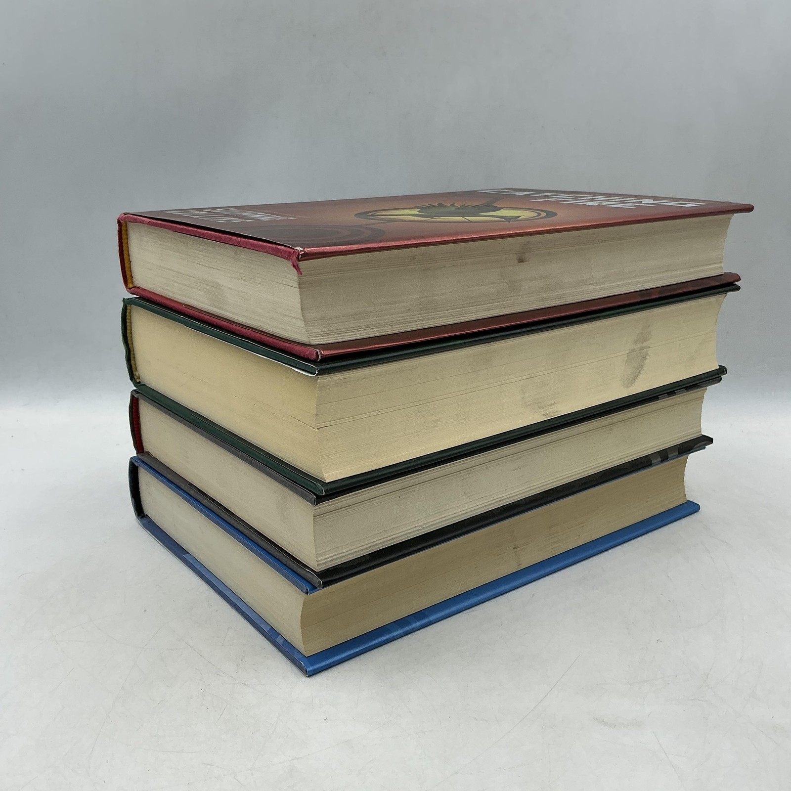 The Hunger Games Series Suzanne Collins 4 Hardcover Books Dust Jacket YA Set