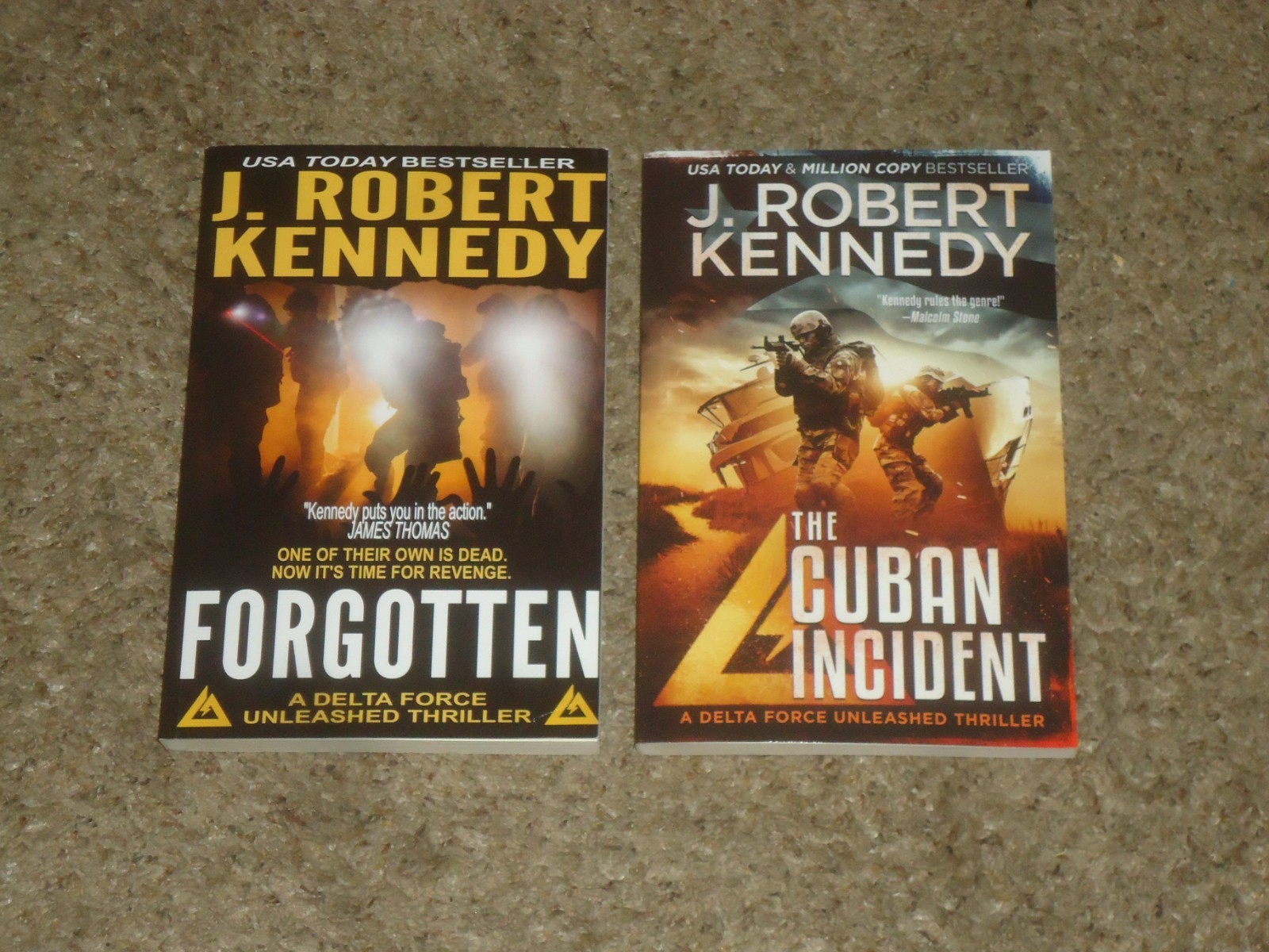 Lot 15 Action Thrillers J. Robert Kennedy James Acton Delta Force Unleashed Temp