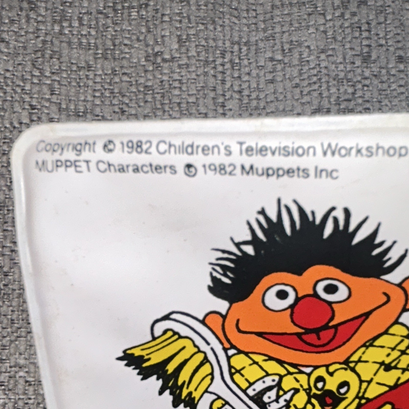 Vintage Sesame Street Ernie’s Bath Book Waterproof (1982) Random House/CTW