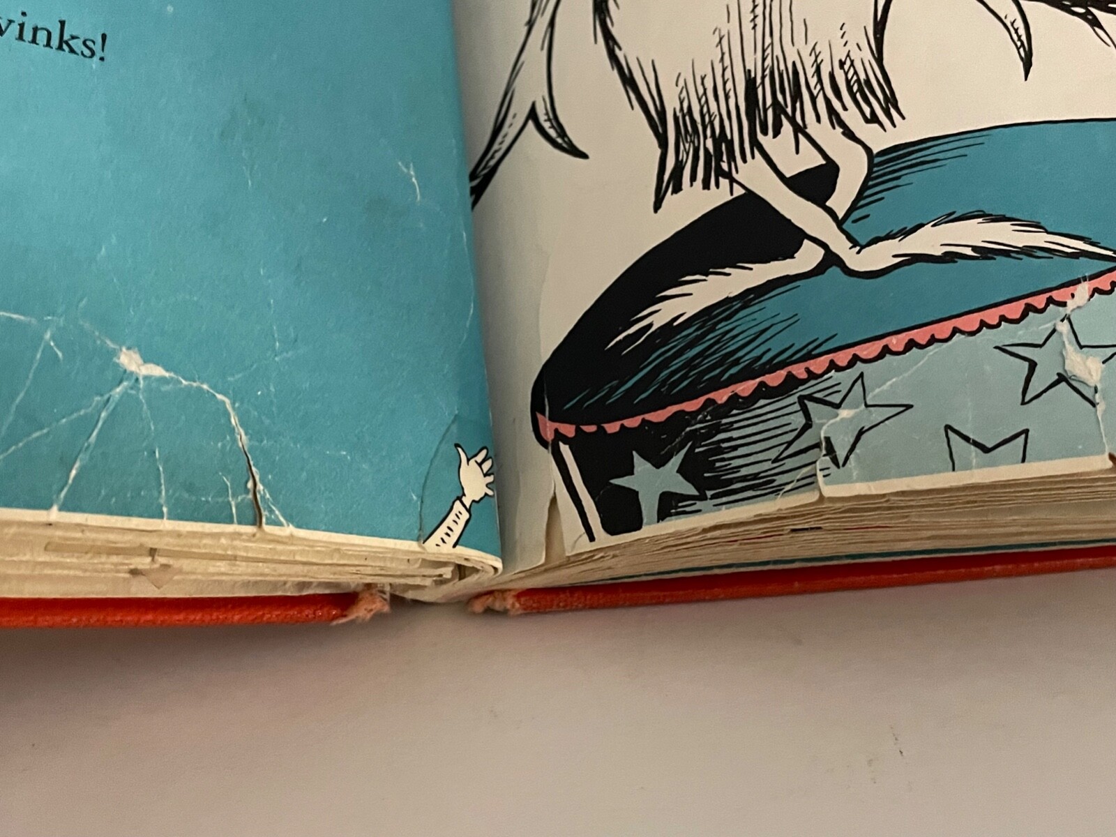 If I Ran The Circus Dr. Suess 1956 1st Ed. Ex Library Book Orange Cover Vtg RARE