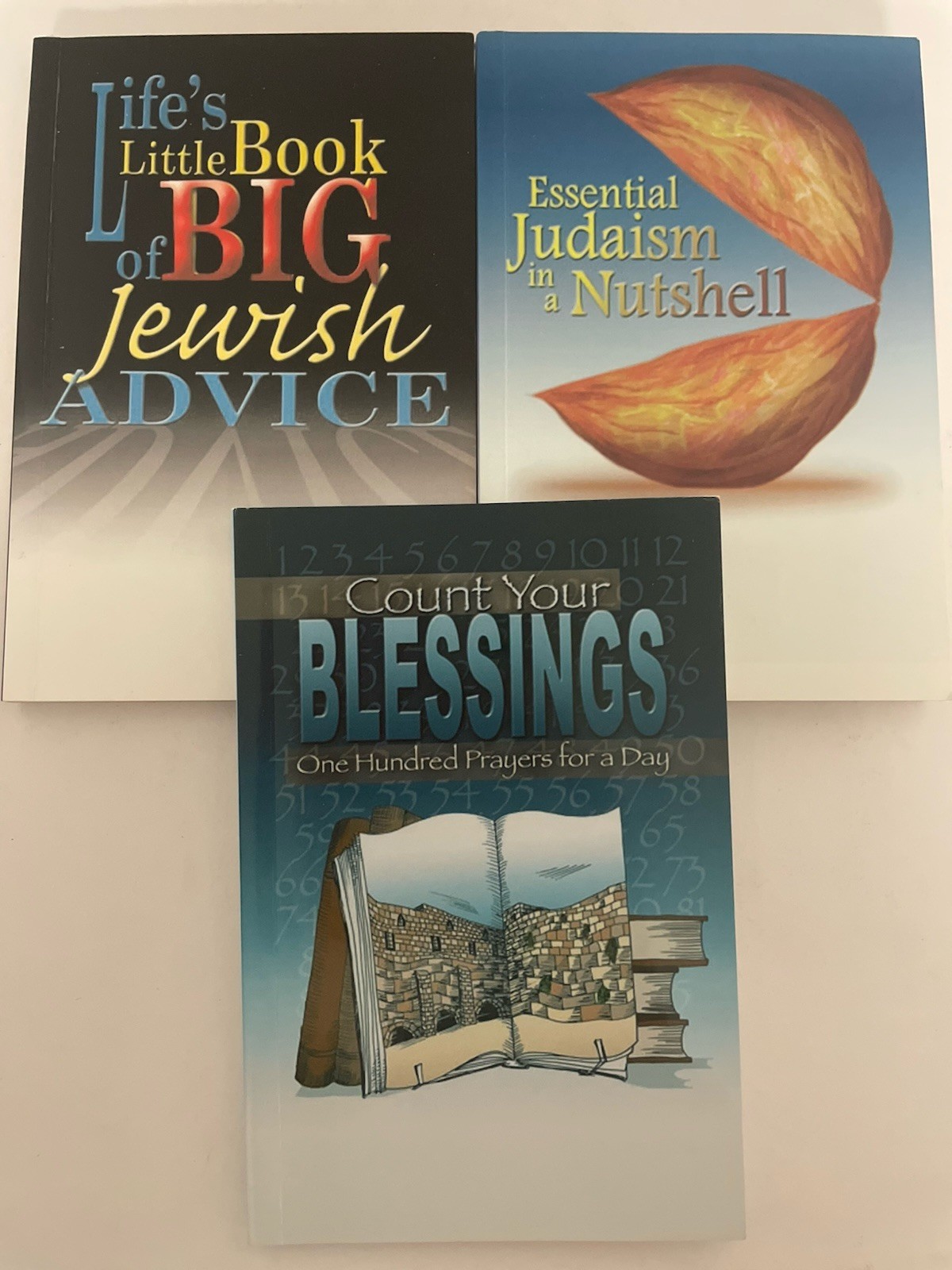 3 KTAV Jewish Pocketbooks: Essential Judaism Blessings Advice by Ron Isaacs NEW
