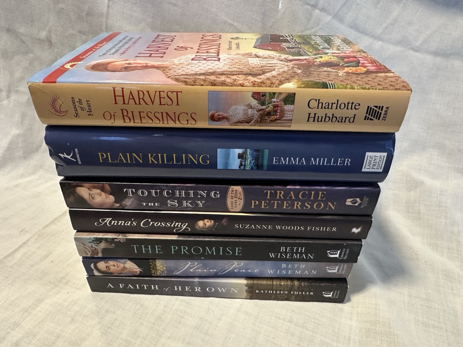 Lot Of 7 Books- Kathleen Fuller, Beth Wiseman, Emma Miller