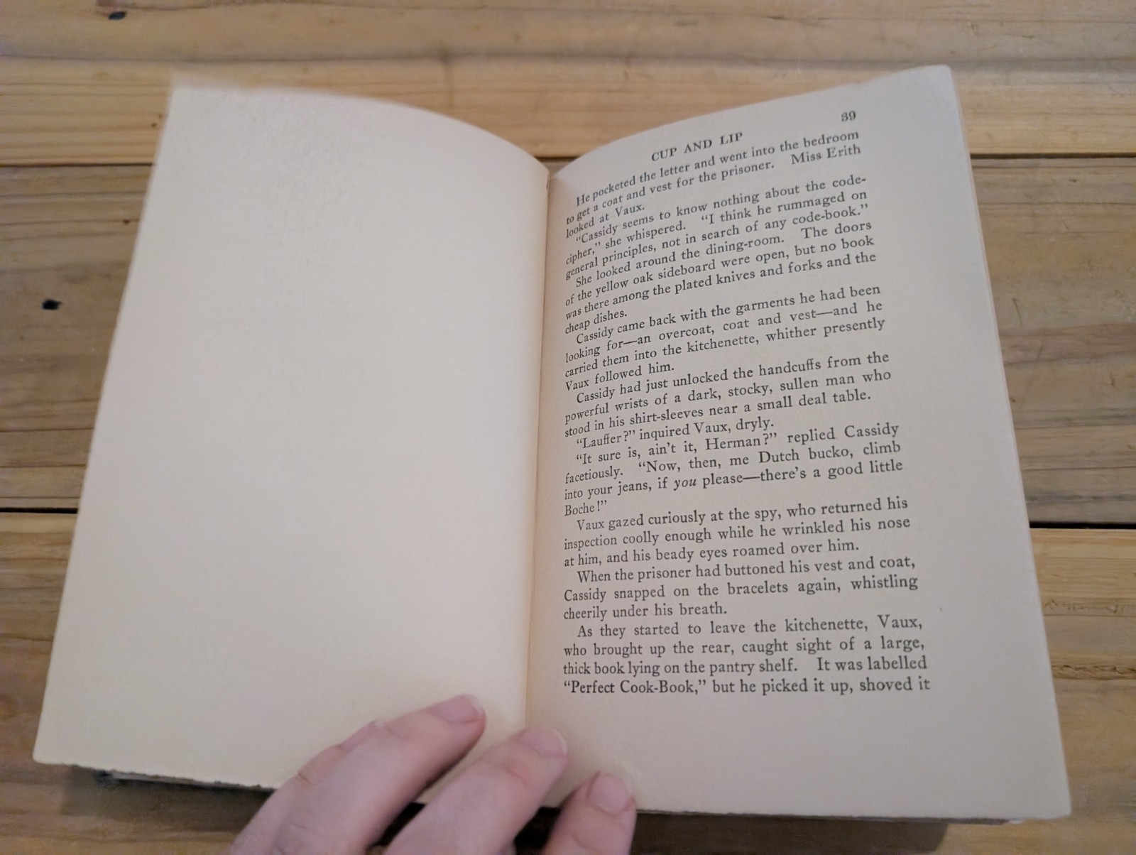 IN SECRET World War I Espionage Novel ROBERT W. CHAMBERS Ex-lib 1919 HC