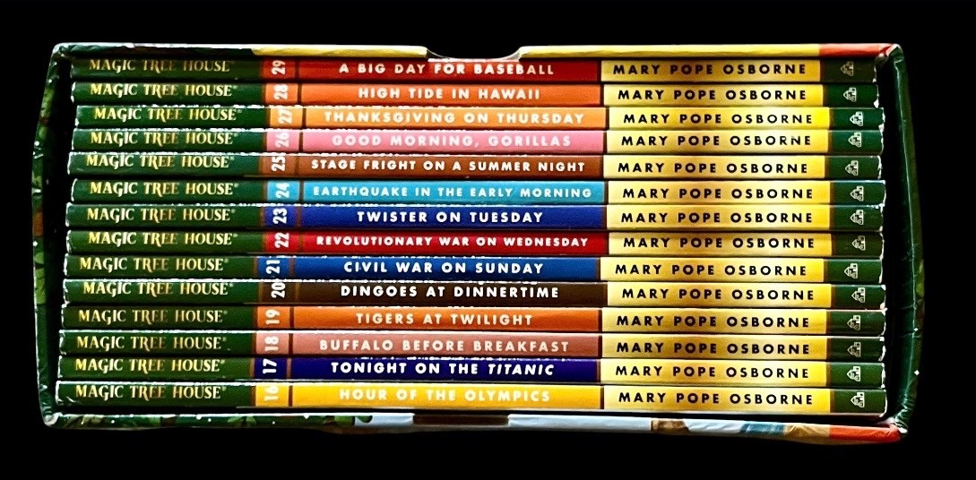 MAGIC TREE HOUSE ~ Boxed Set Books 16-29 PB ~ No Merlin Missions ~ VERY GOOD