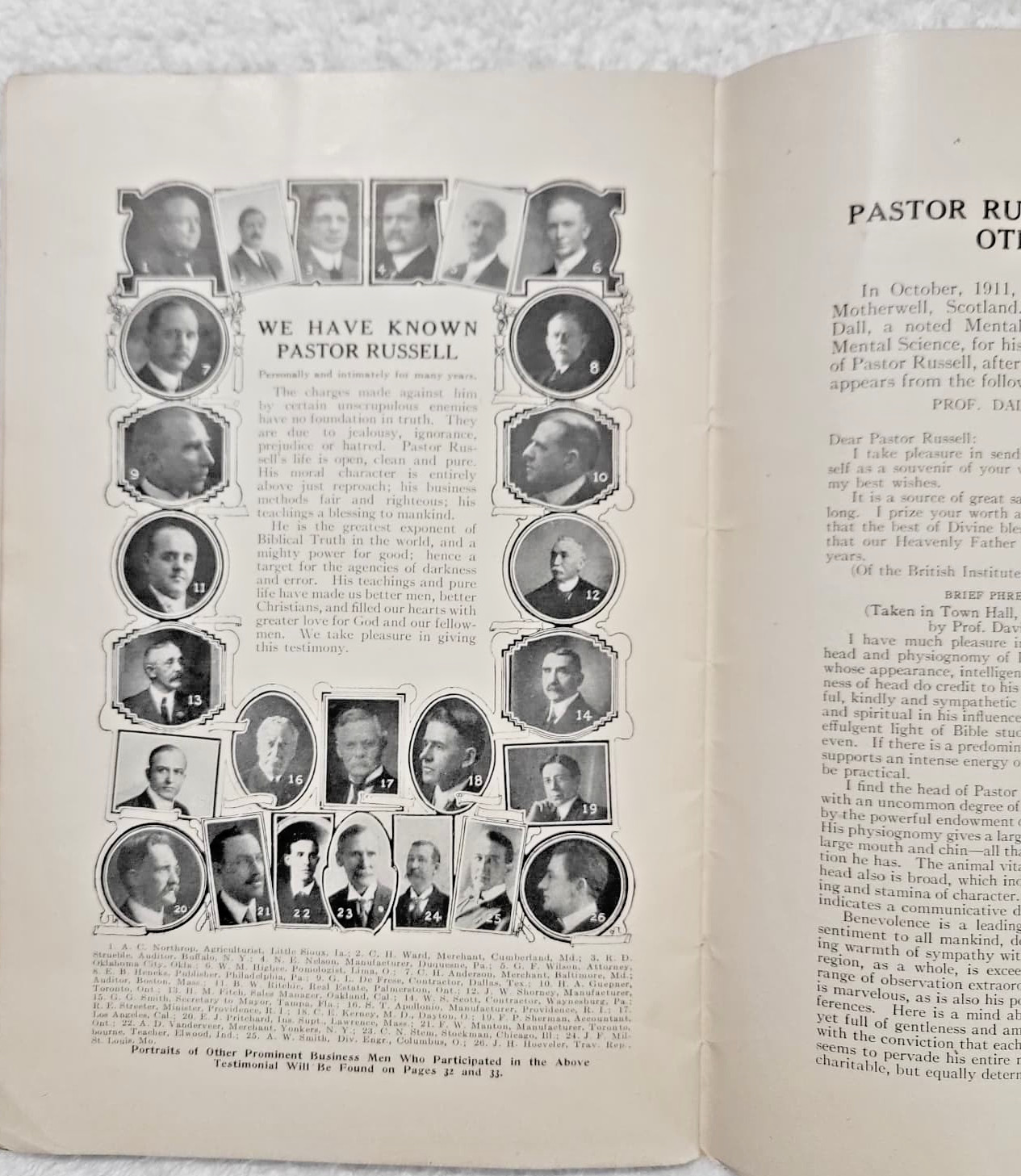 1915 A Great Battle in The Ecclesiastical Heavens Rutherford Russell Watchtower