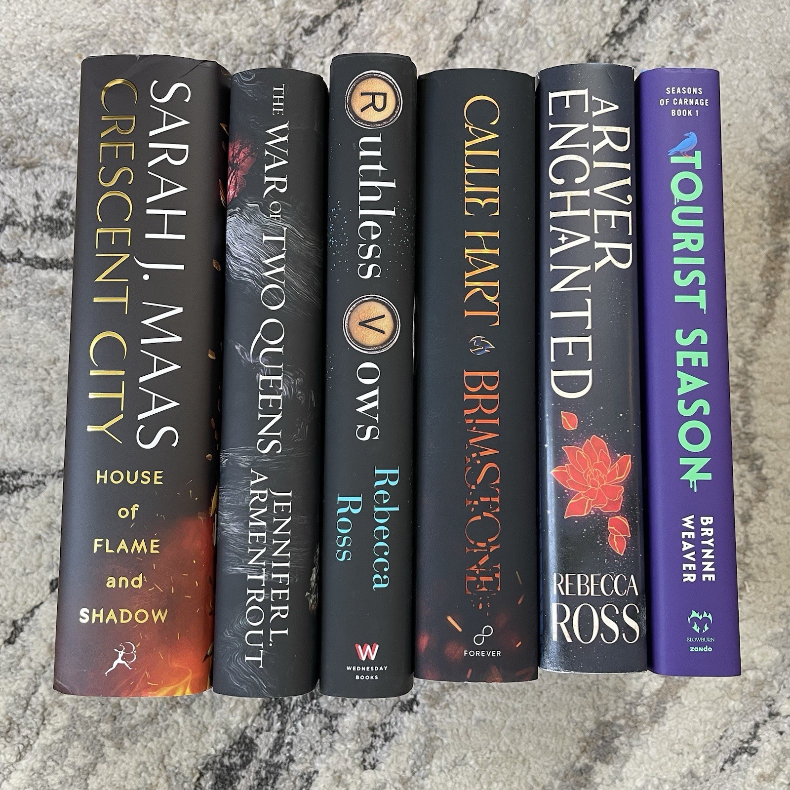 Hardcover Book Bundle Fantasy Dark Romance Sarah Maas Callie Hart Brynne Weaver
