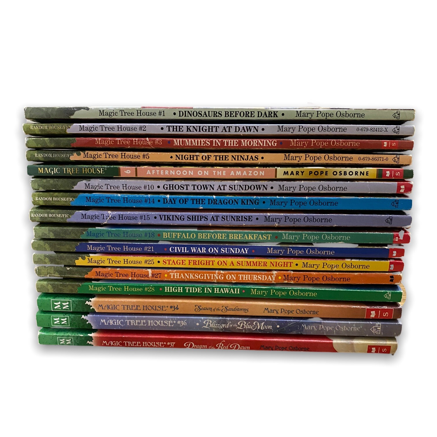 Magic Tree House Lot of 16 Paperbacks 1-3 5 6 10 14 15 18 21 25 27 28 34 36 37