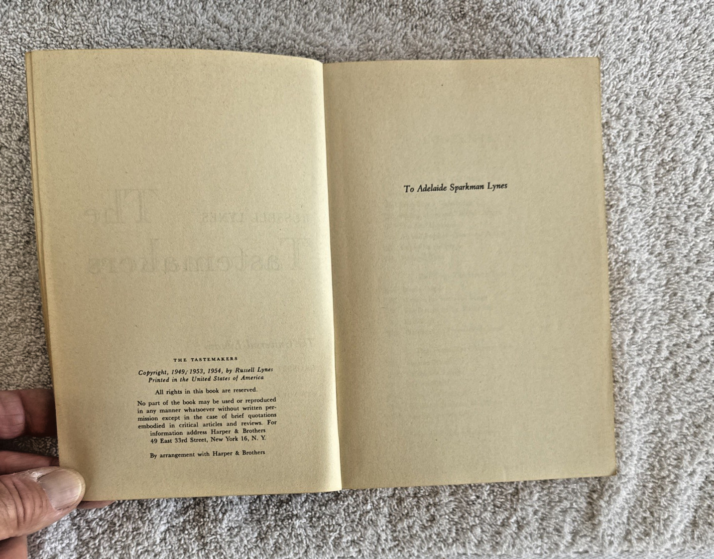 The Tastemakers By Russell Lynes 1954 Paperback Grosset’s Universal Library Vtg