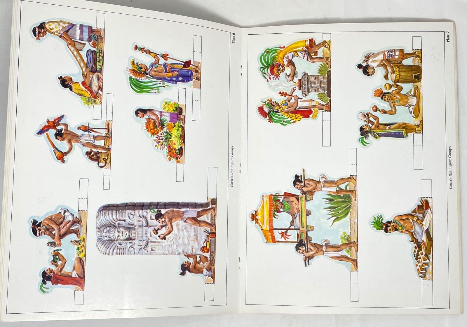 Maya Dioramas To Cut and Assemble 3D Scenes of Chichen Itza & Tulum