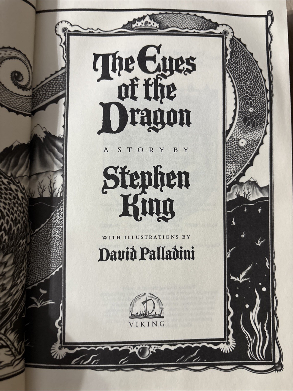 Eyes of the Dragon by Stephen King Hardcover (1987)