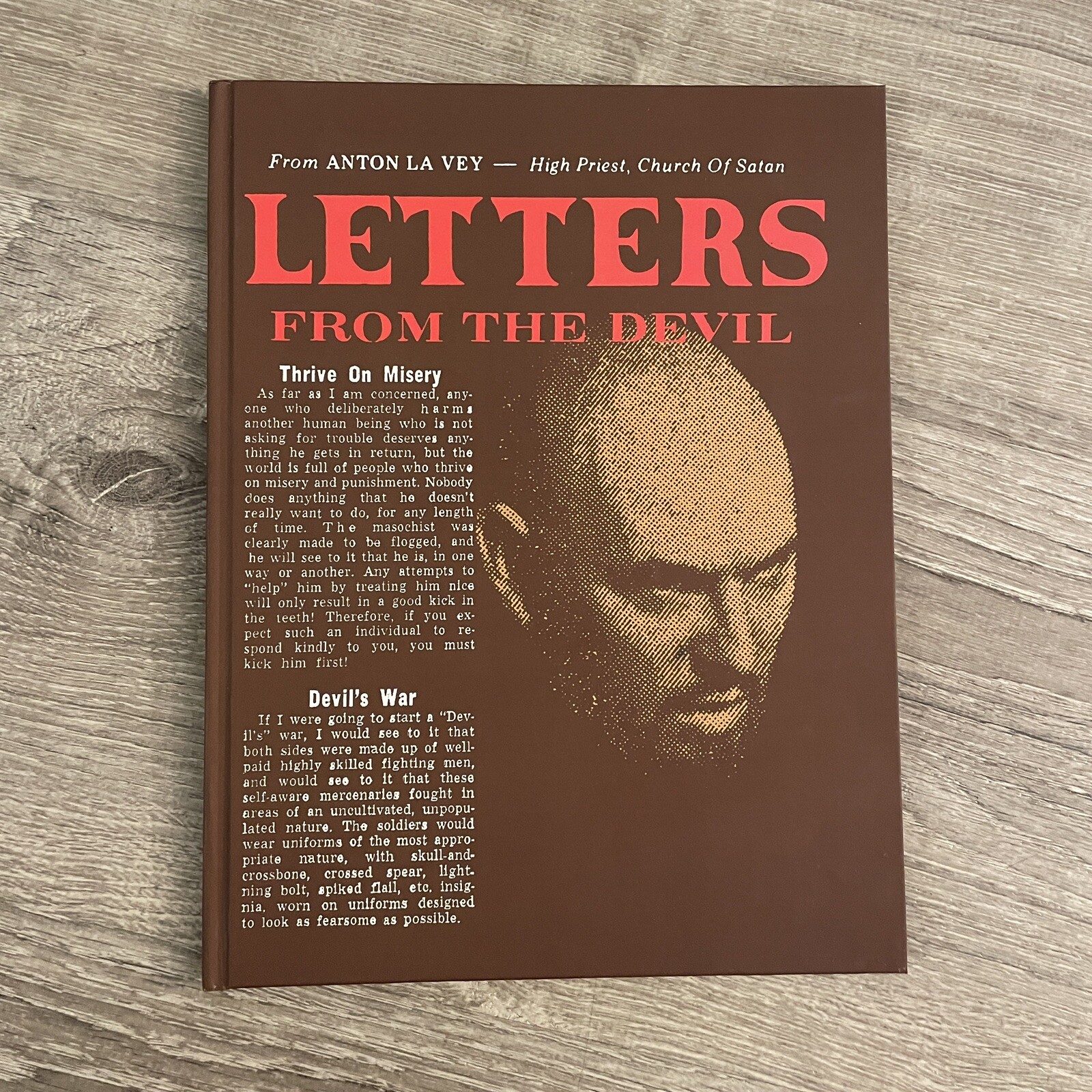 Letters from the Devil: Lost Writing of Anton Szandor Lavey HARDCOVER