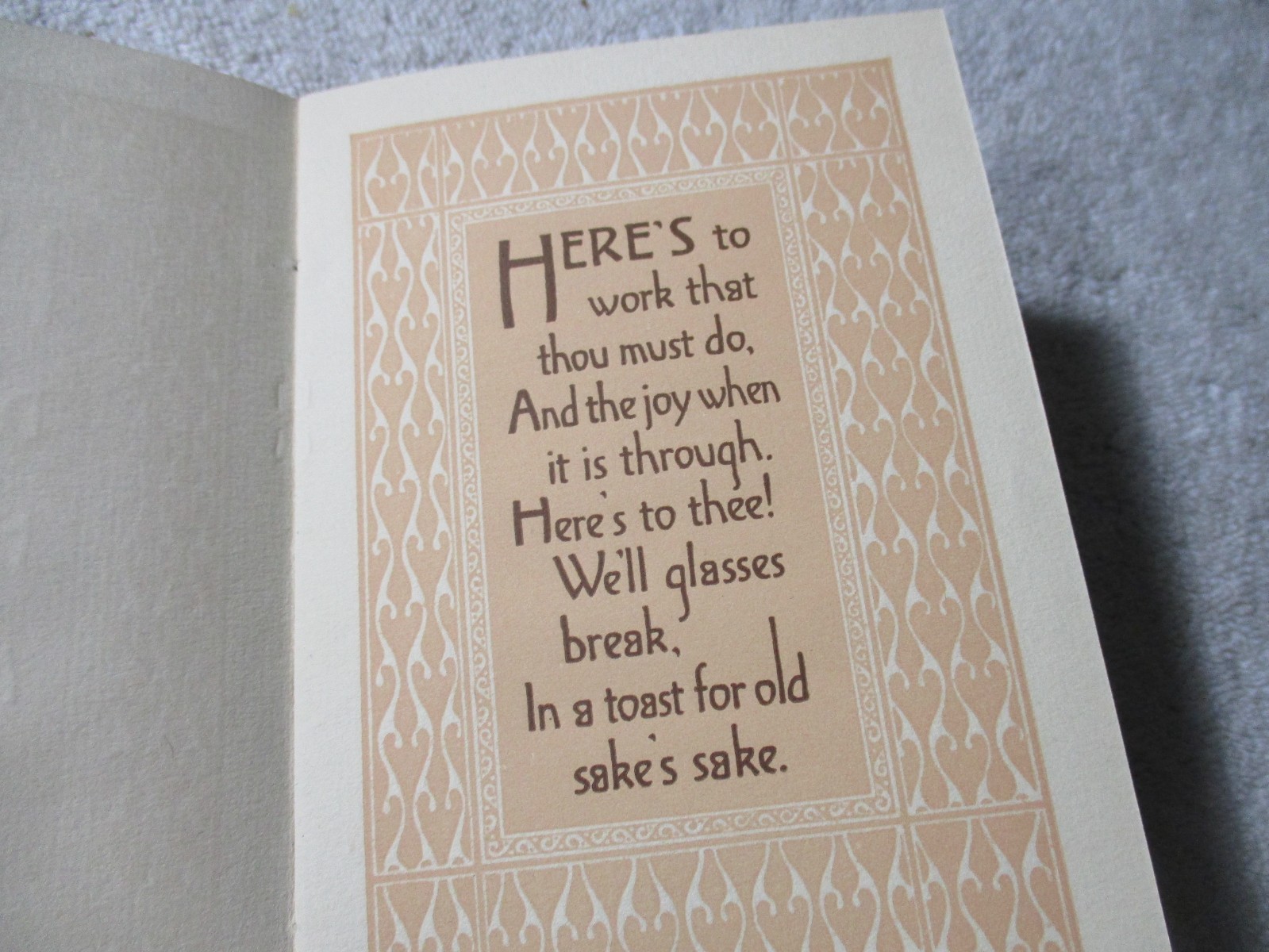 Antique 1912 For Old Sake’s Sake soft cover book 5 pages