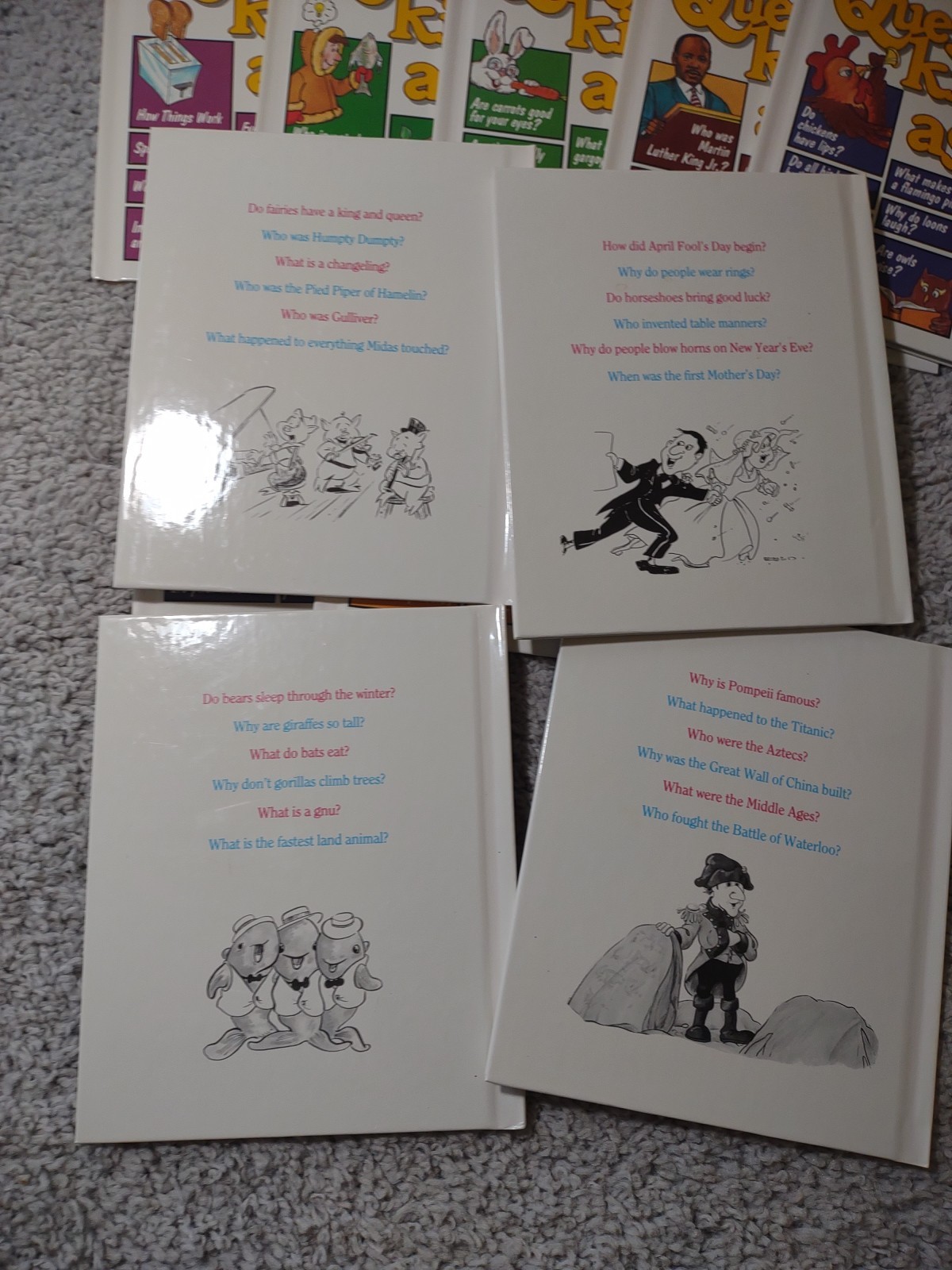 Questions Kids Ask Hardcover Books 1988 – Lot Of 17
