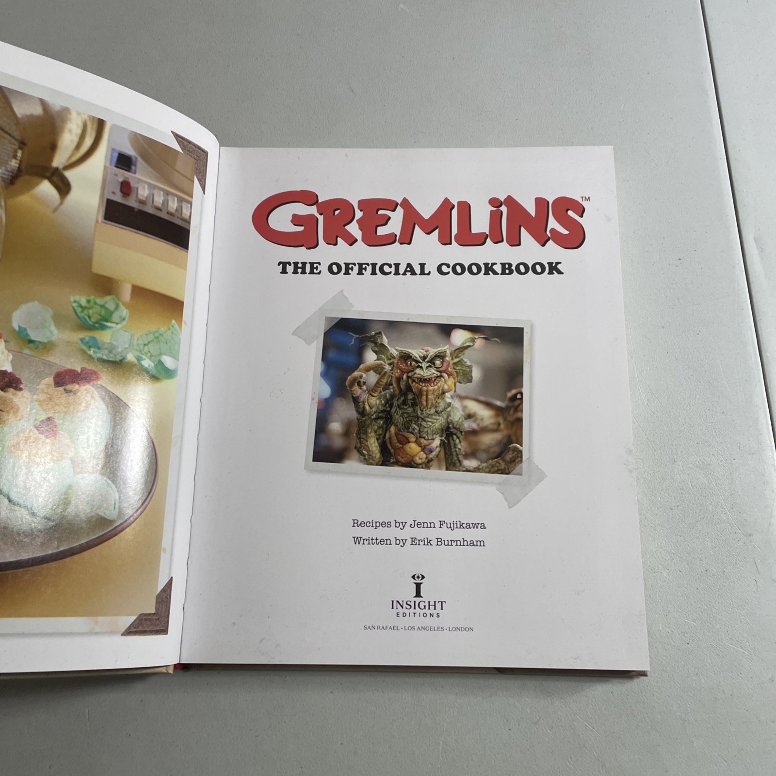 Gremlins: The Official Cookbook by Erik Burnham (HC, 2024, Insight Editions)