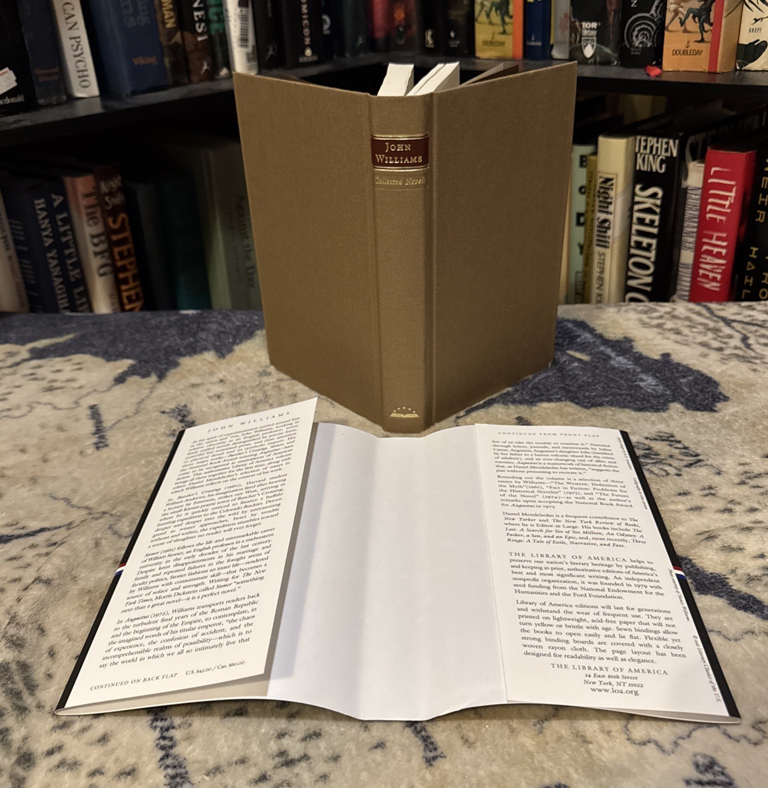 John Williams Collected Novels, Butcher’s Crossing Stoner Augustus Hardcover VG+
