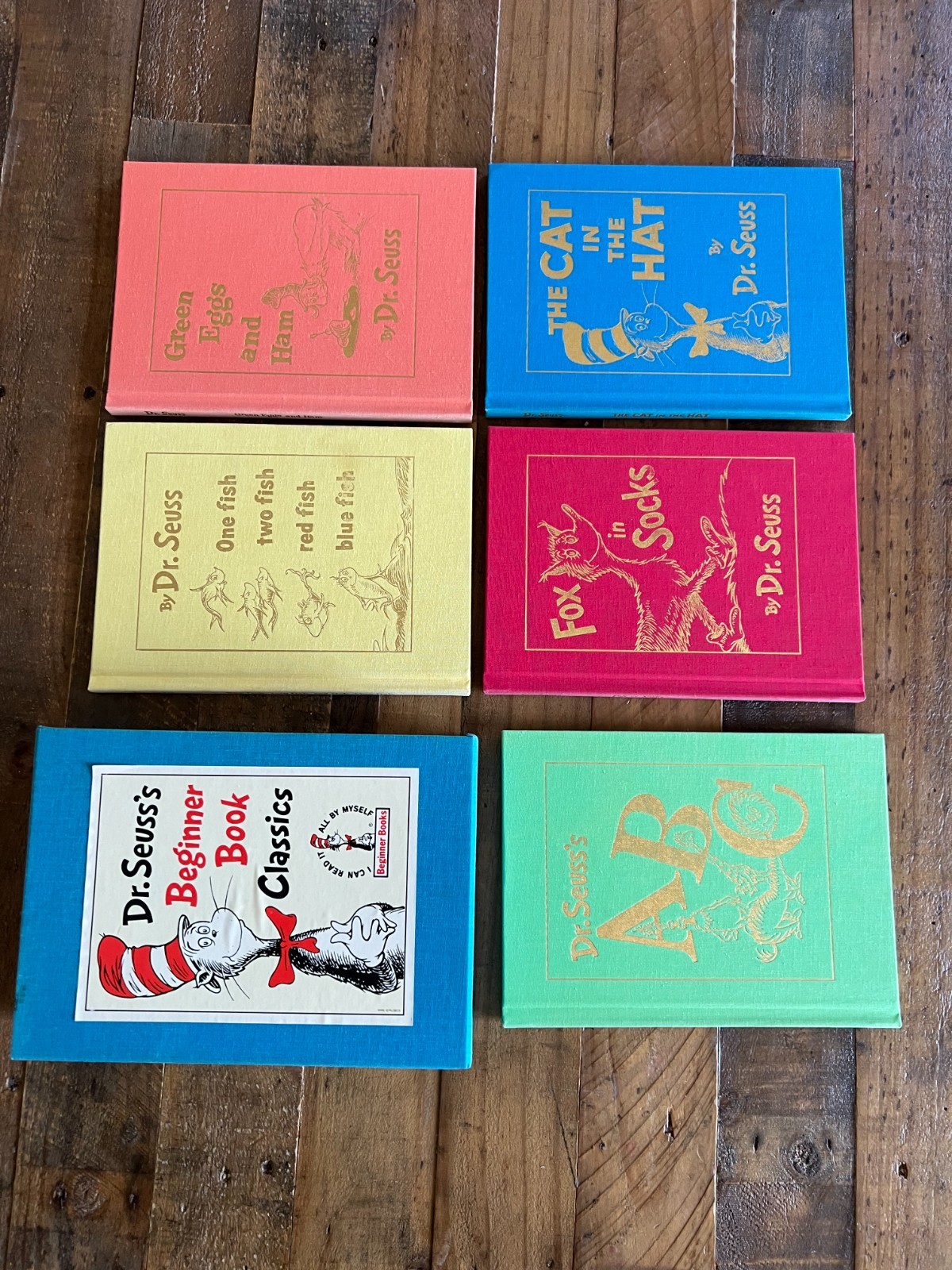 Dr. Seuss’s Beginner Book Classics, Vintage Box Set of 5 Favorite HCs
