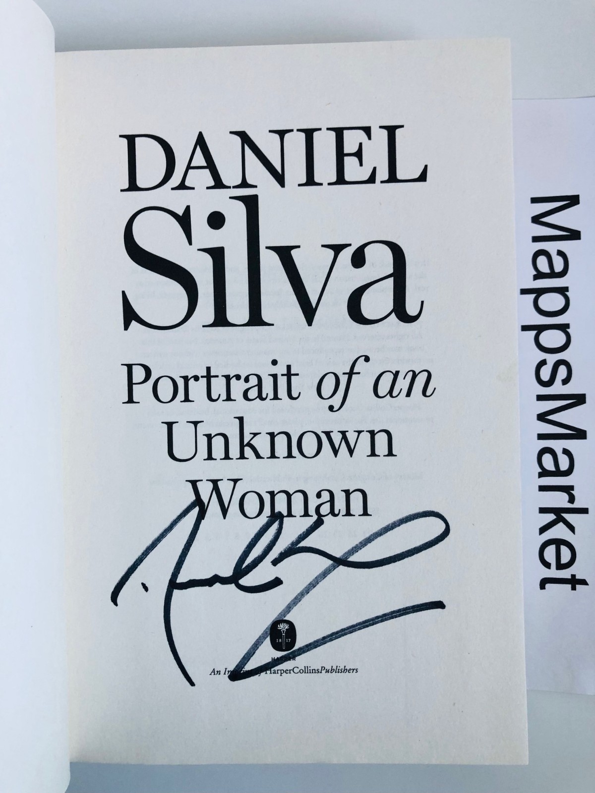 SIGNED Portrait of an Unknown Woman (Gabriel Allon Series 22) 1st/1st (2022, HC)