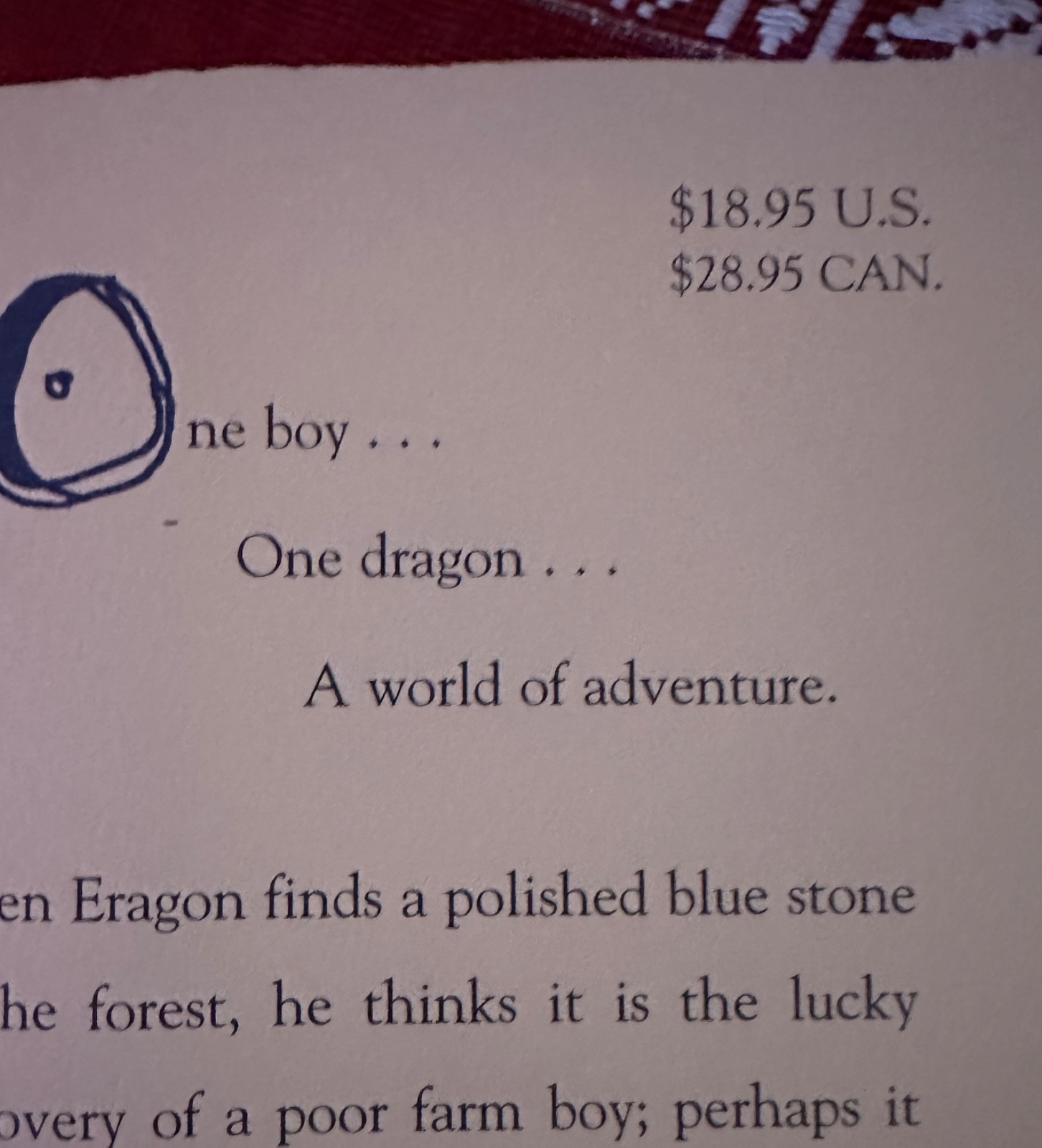 Christopher Paolini, ERAGON, 1st Hardback (Unsigned) Knopf, Fine