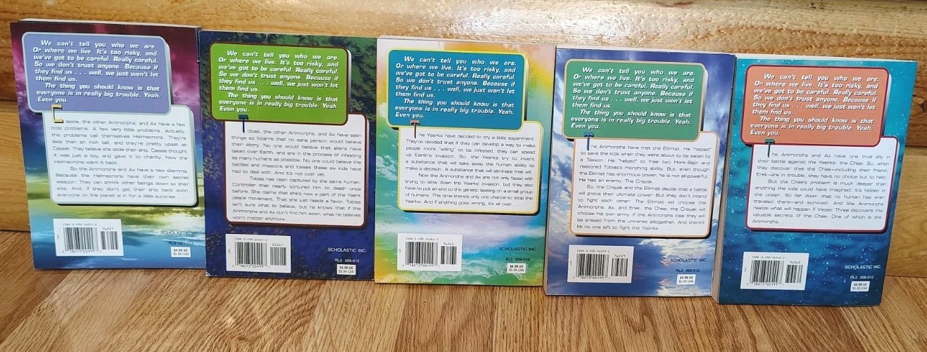 ANIMORPHS BOOKS LOT OF 20 BY K. A. APPLEGATE YOUNG ADULT SCIENCE FICTION FANTASY