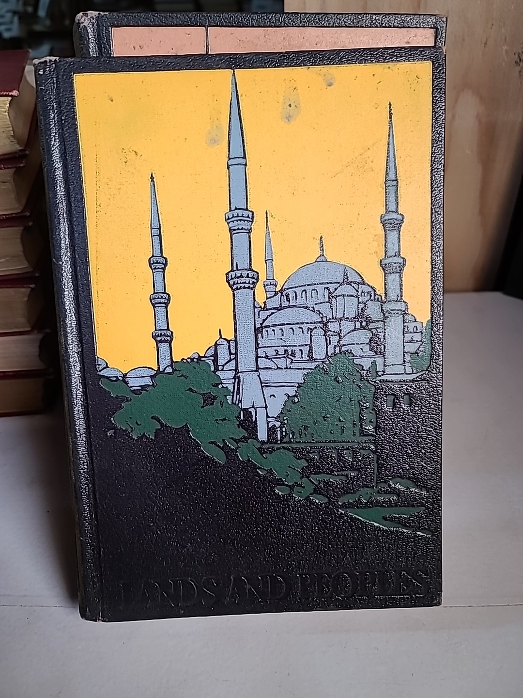 Lands and Peoples The World in Color Set of 5 Hardcover Volumes Grolier
