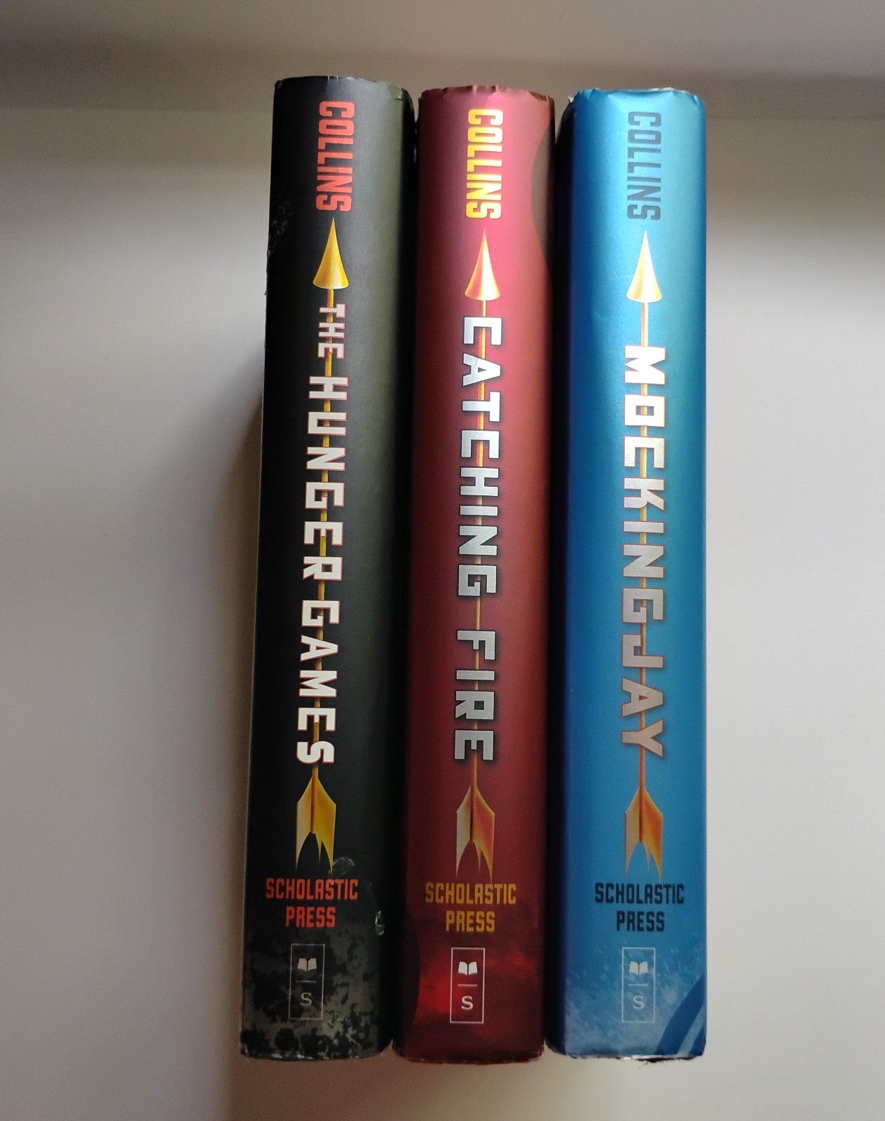 The Hunger Games Trilogy 3 Hardcover Book + Dust Jacket All 1st Edition Collins