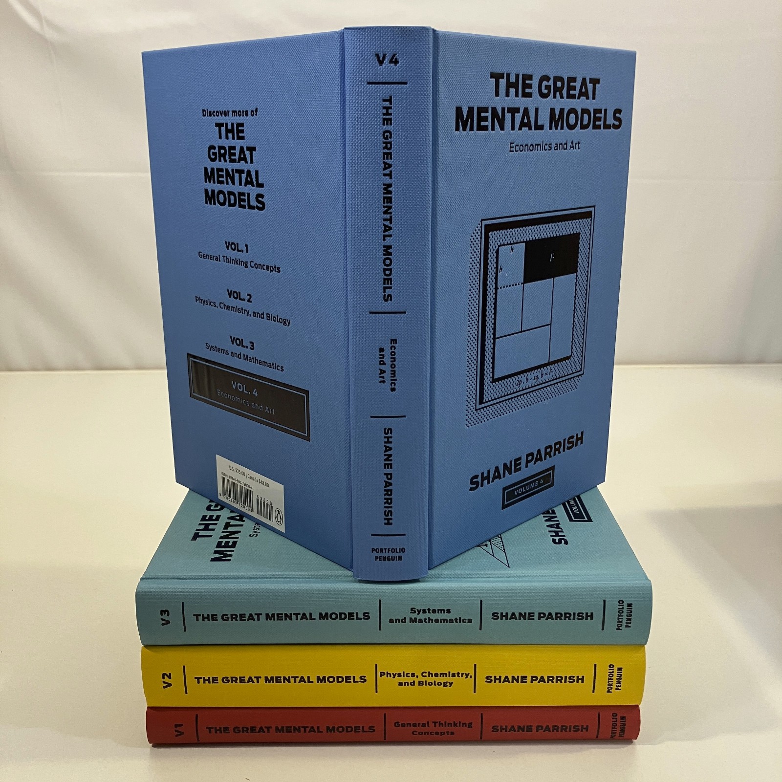 Shane Parrish The Great Mental Models Boxed Set Volumes 1-4 Portfolio Penguin