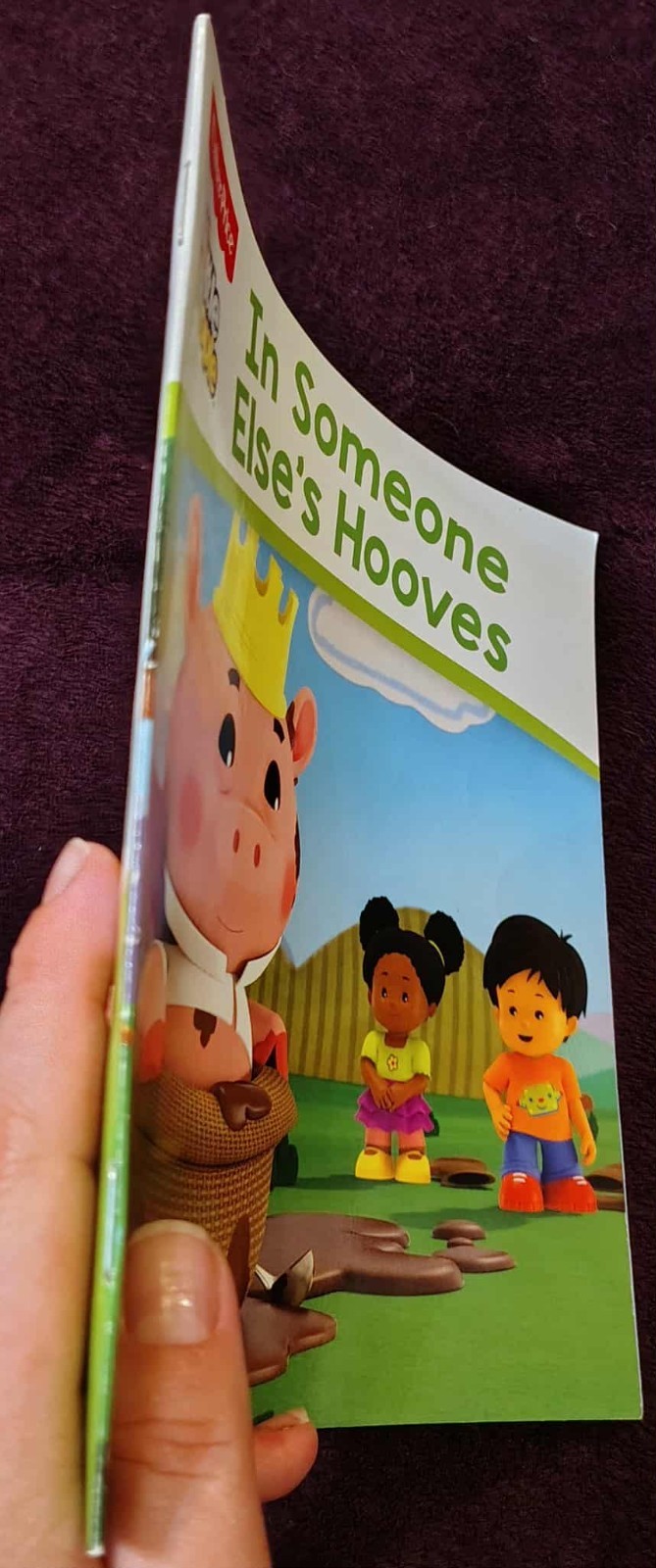 Fisher-Price Little People In Someone Else’s Hooves Pig kids picture story book