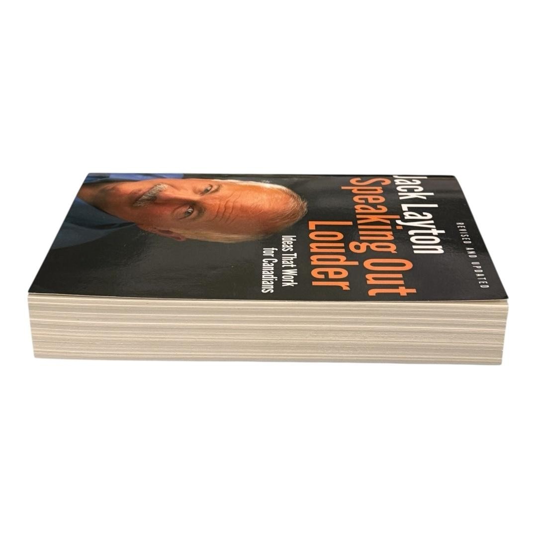 Speaking Out Louder Jack Layton Paperback Revised Updated Canadian Politics