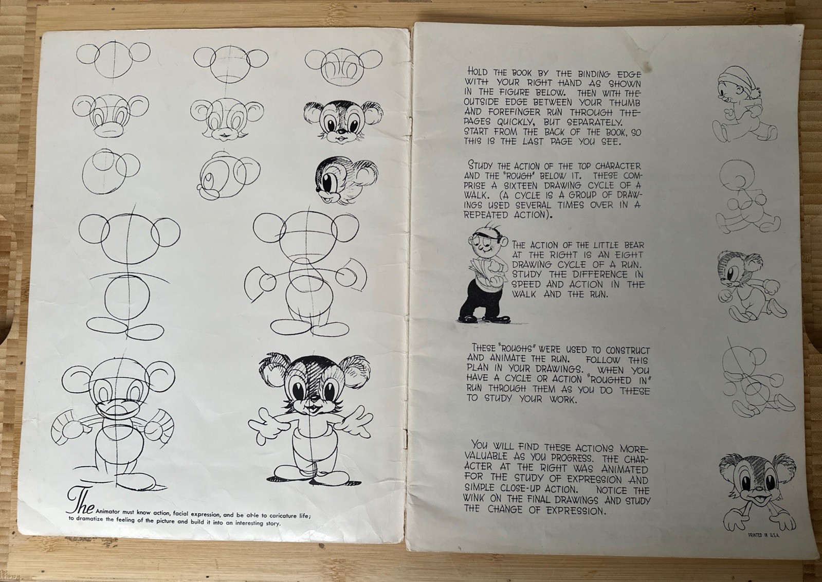 MCM Animated Cartoons For The Beginner By Walter T. Foster Art Book VINTAGE COOL