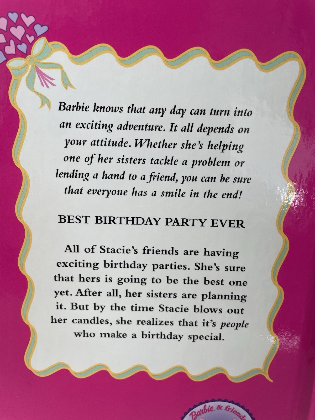 Lot of 10 Barbie & Friends Book Club Hardcover Children’s Books 1998 Set